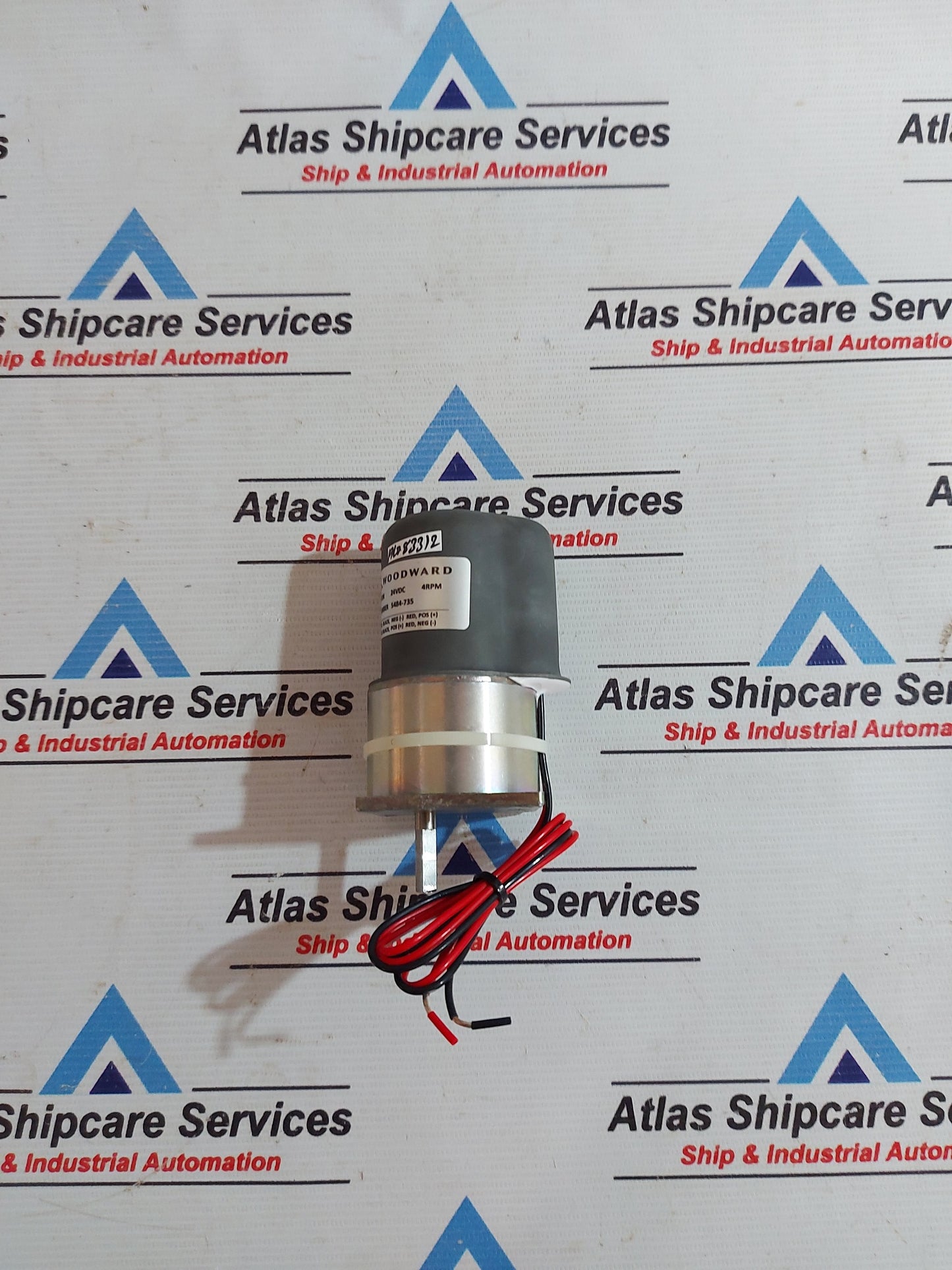 WOODWARD 5484-735 PM MOTOR 24VDC 4 RPM