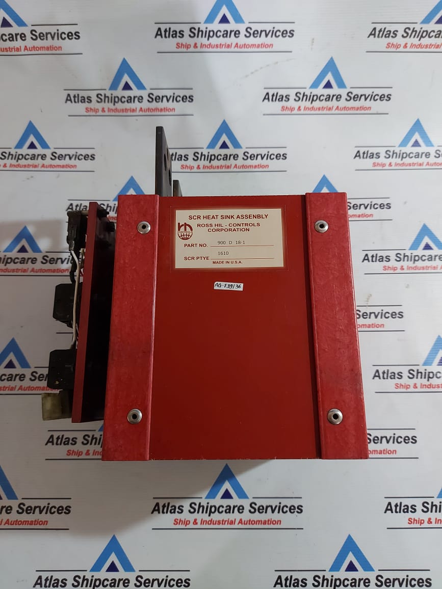ROSS HILL CONTROLS 900 D 18-1 SCR HEAT SINK ASSEMBLY AG739