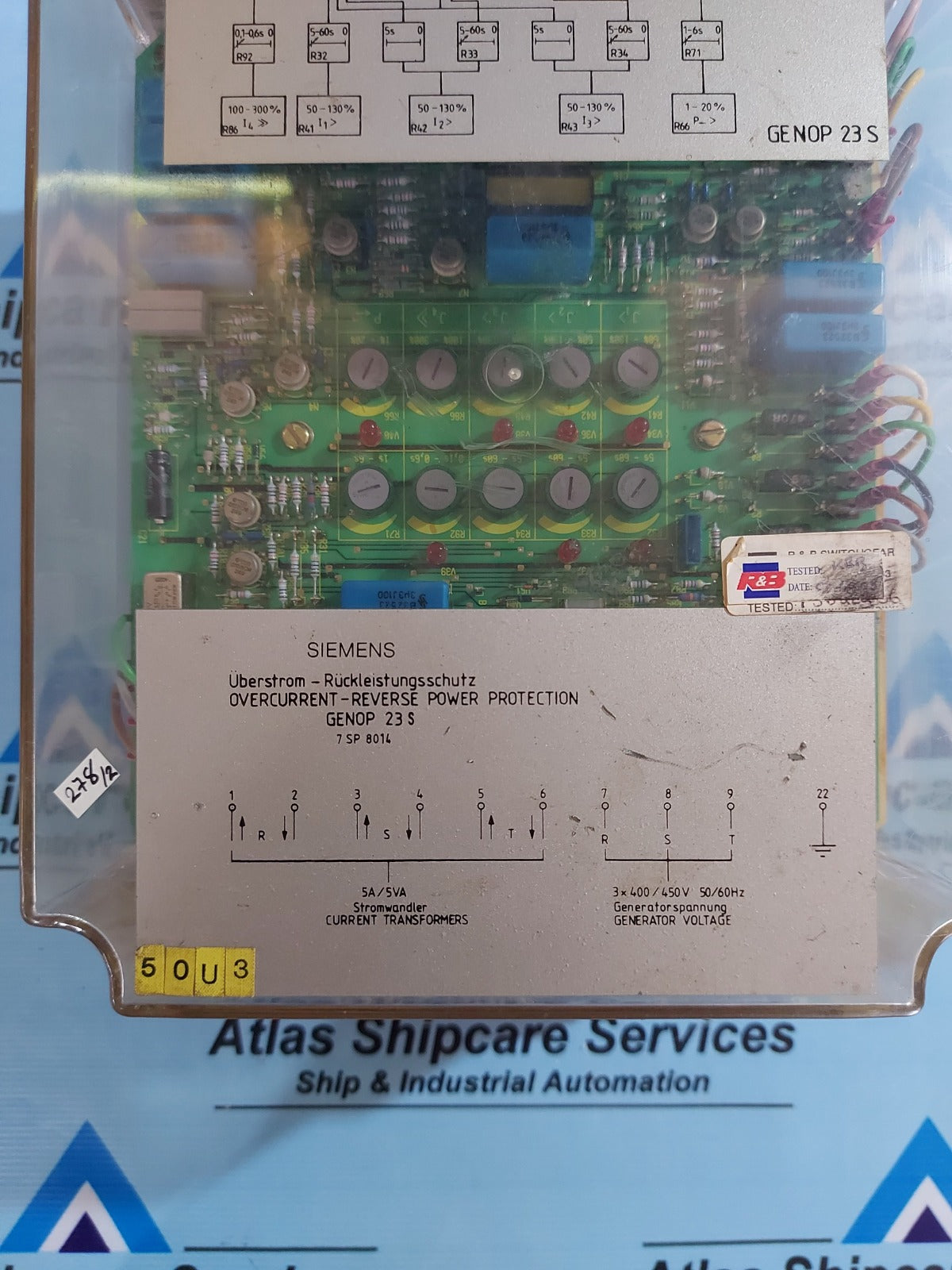 SIEMENS 7SP8014 INDUSTRIAL CONTROL SYSTEM
