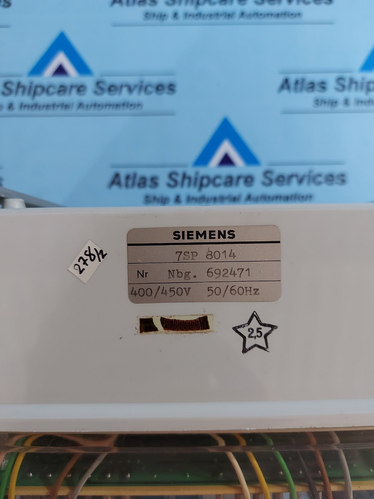 SIEMENS 7SP8014 INDUSTRIAL CONTROL SYSTEM