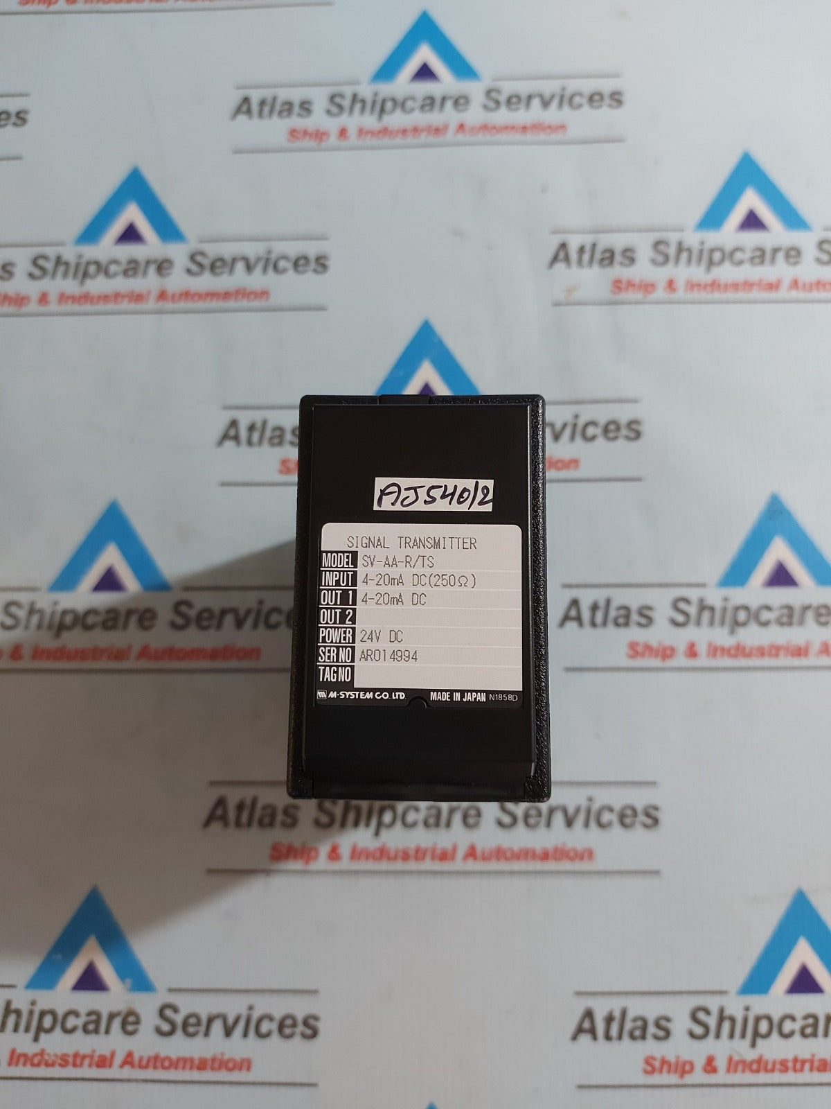 M-SYSTEM SV-AA-R/TS SIGNAL TRANSMITTER 4-20mA DC