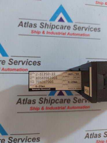 YAMATAKE-HONEYWELL J-SIP50-22 CONTROLLER DC24V