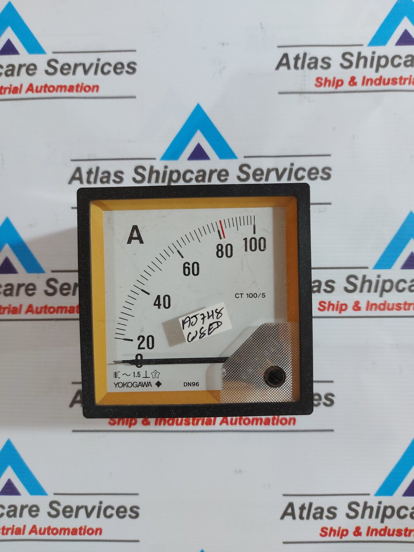 YOKOGAWA DN96 ANALOG AMMETER 0-100A