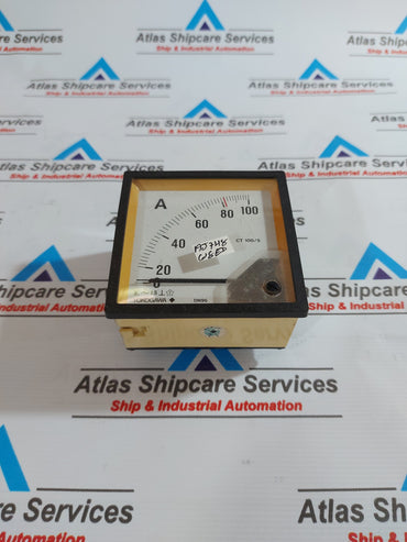 YOKOGAWA DN96 ANALOG AMMETER 0-100A