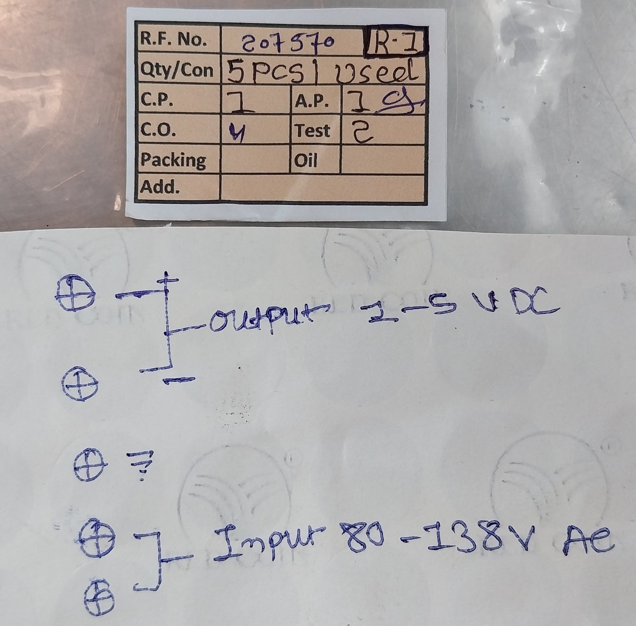 YOKOGAWA GF1 PNEUMATIC TO ELECTRICAL CONVERTER WITH HB ENCLOSURE