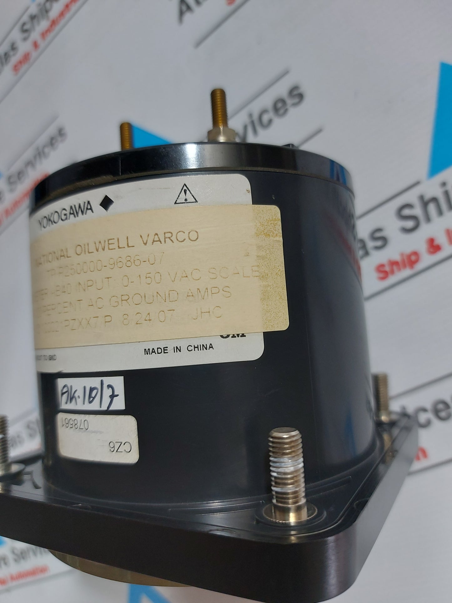 YOKOGAWA TP P250000-9686-07 SWB METER 0-100 AC