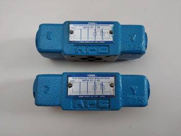 YUKEN KOGYO MPW-01-2-40 PILOT OPERATED CHECK MODULAR VALVE