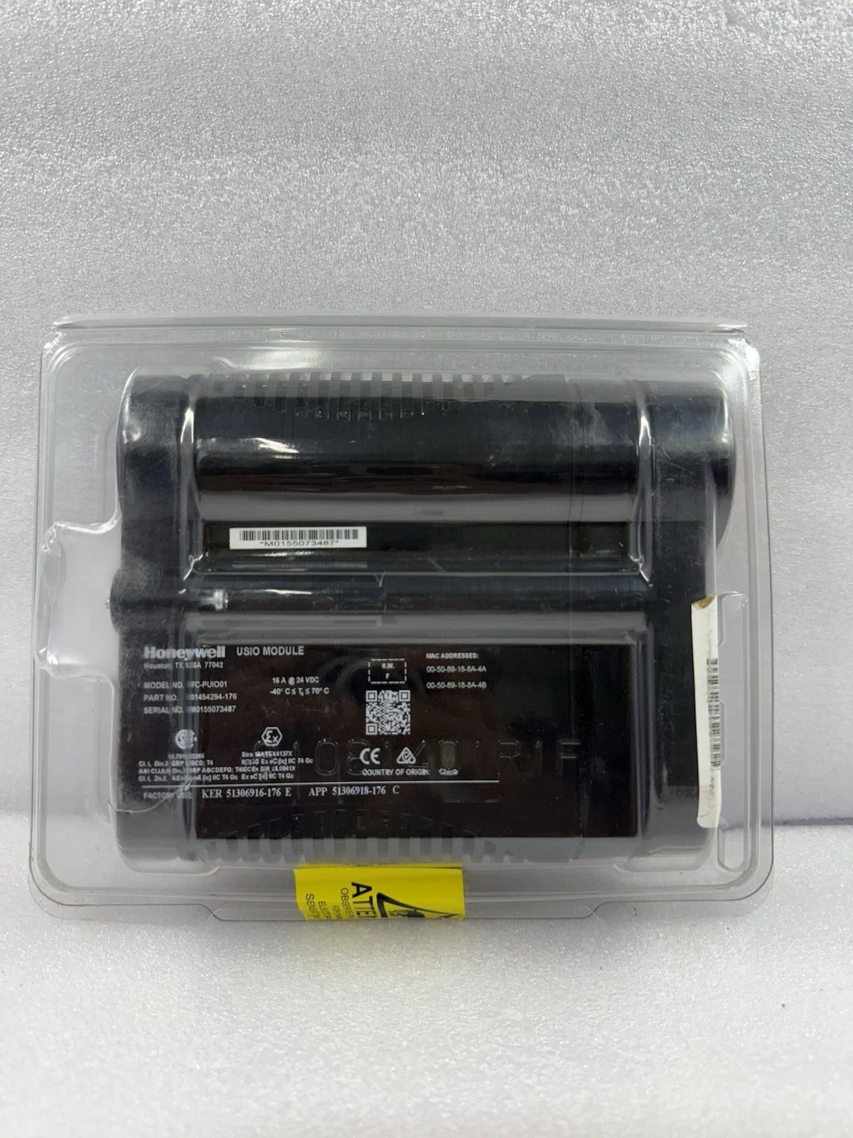 HONEYWELL FC-PUIO01 UNIVERSAL I/O MODULE