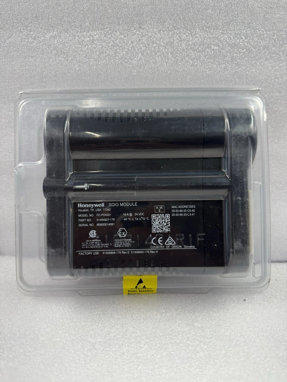 HONEYWELL FC-PDIO01 SAFETY DIGITAL I/O MODULE