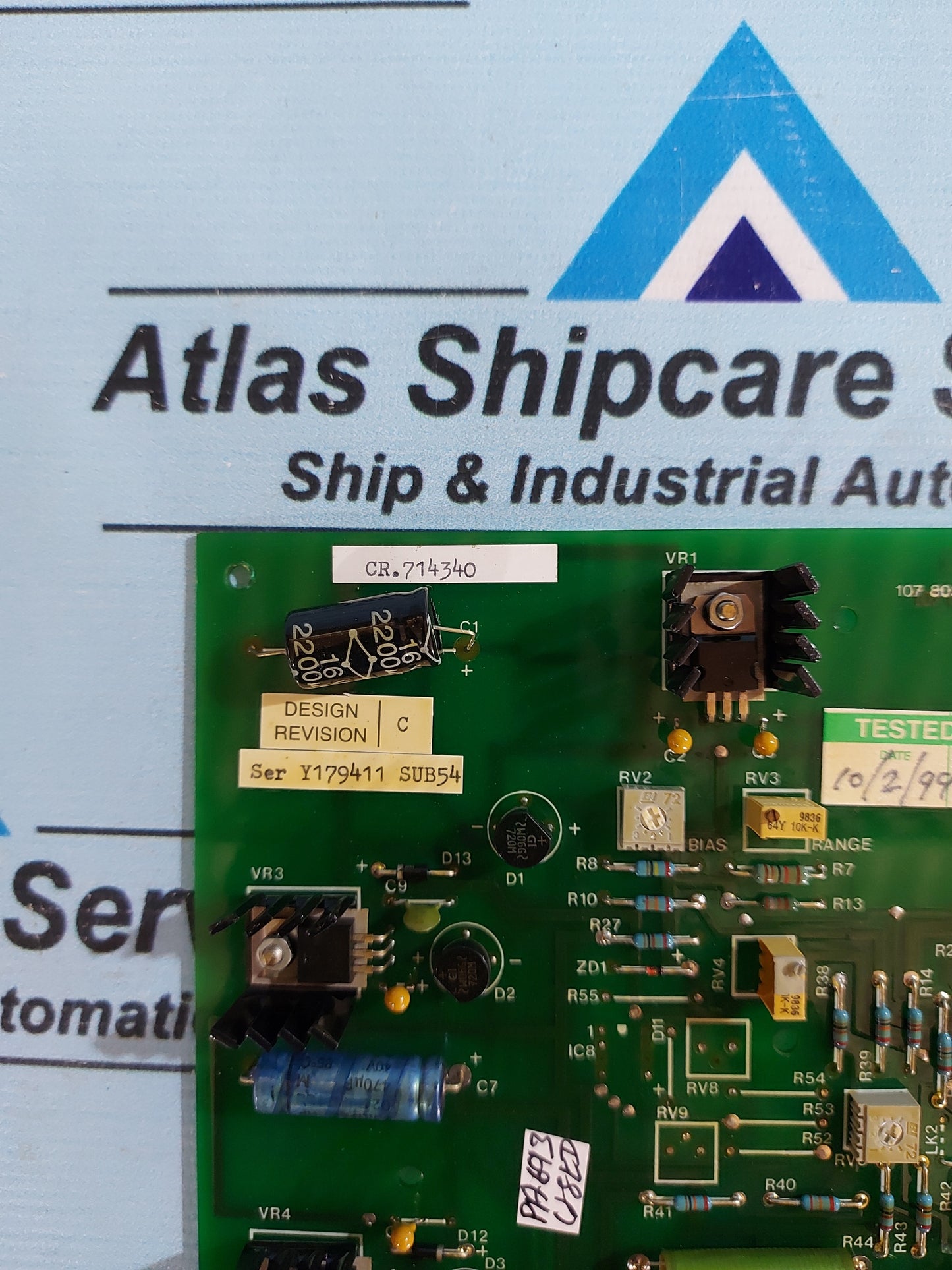 107 803-1/AW2/B PCB CARD 107 804/AW1C/C