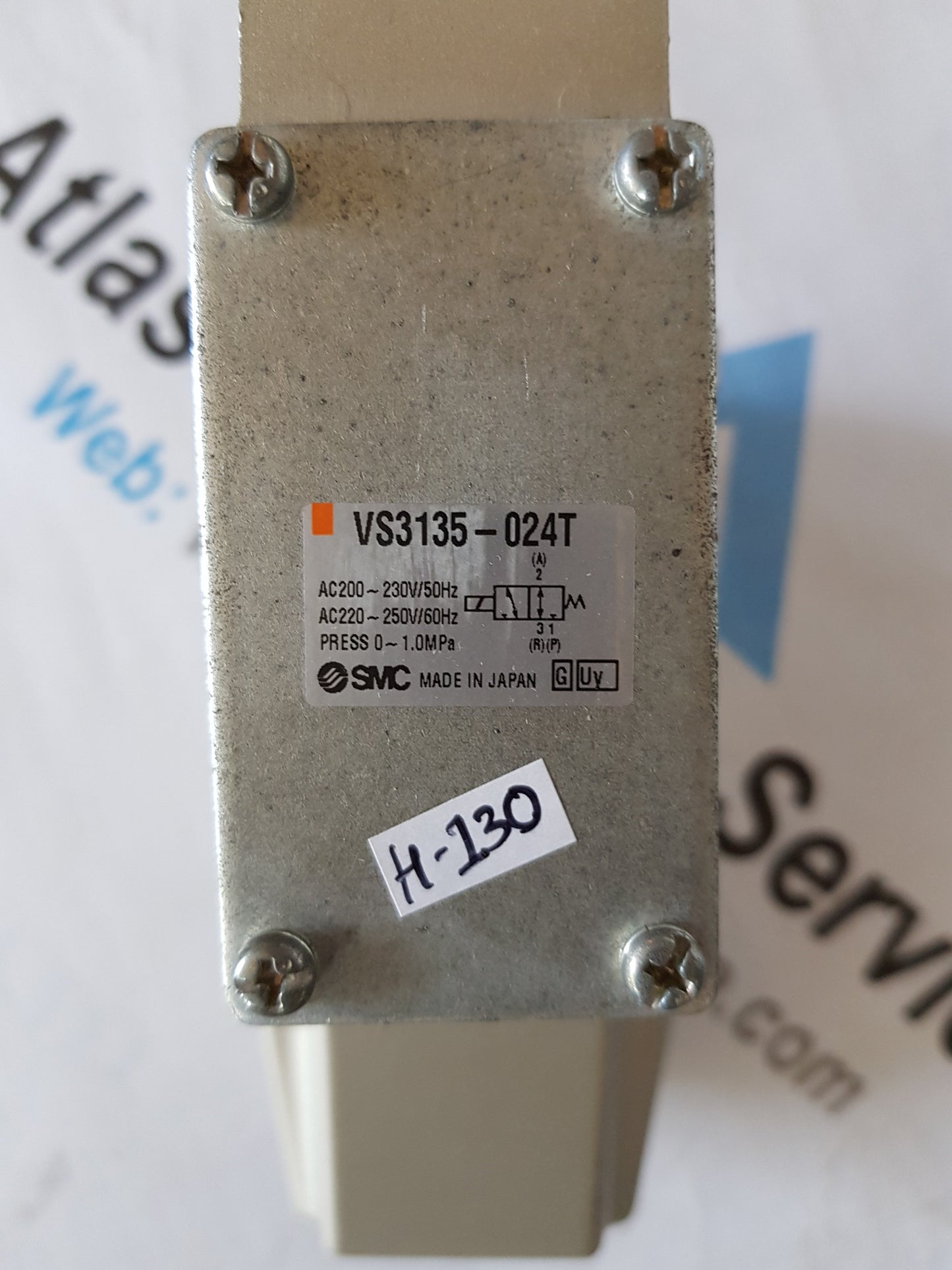 SMC PNEUMATIC SOLENOID VALVE VS3135-024T H130
