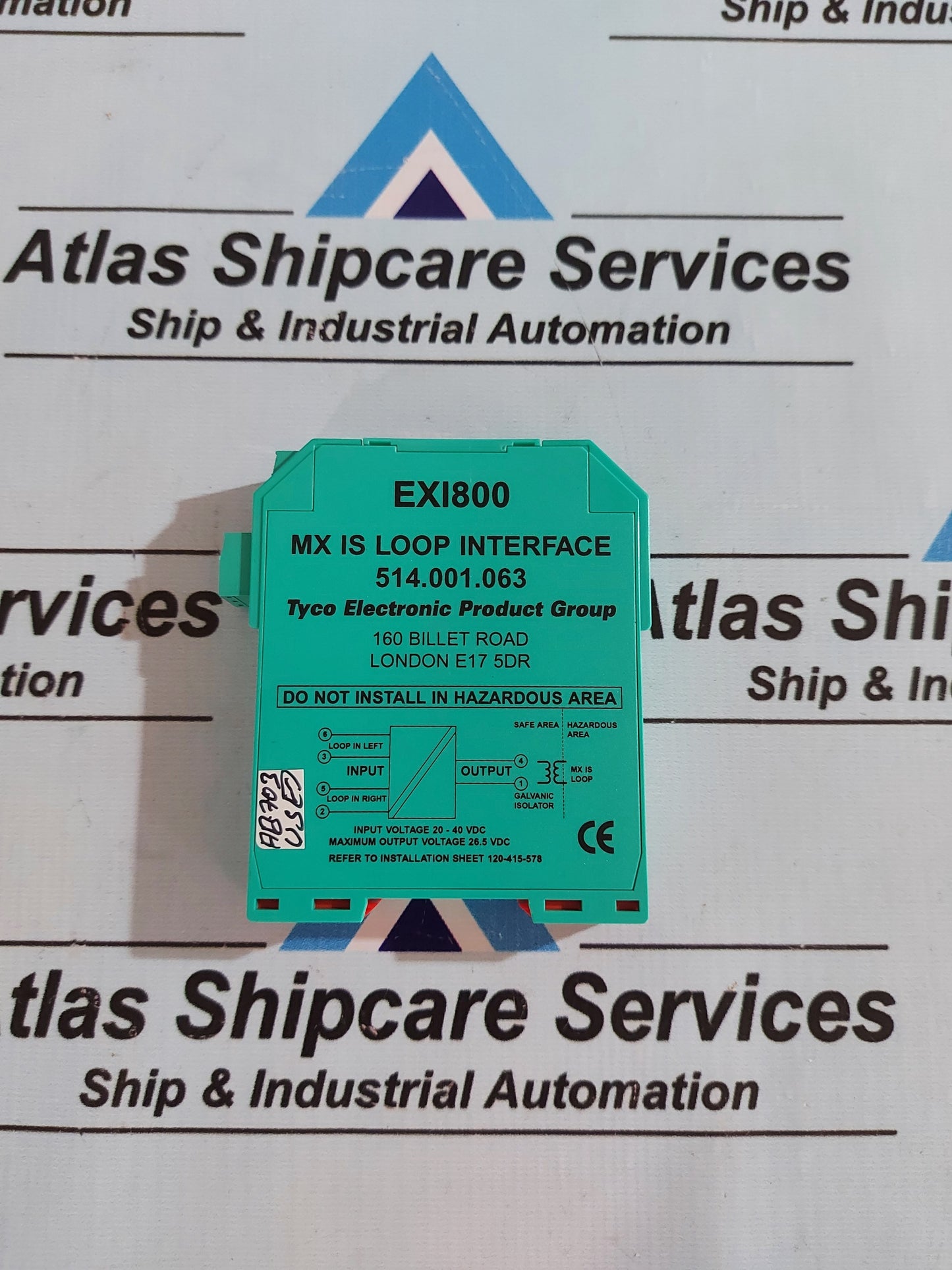 TYCO EXI800 MX IS LOOP INTERFACE MODULE