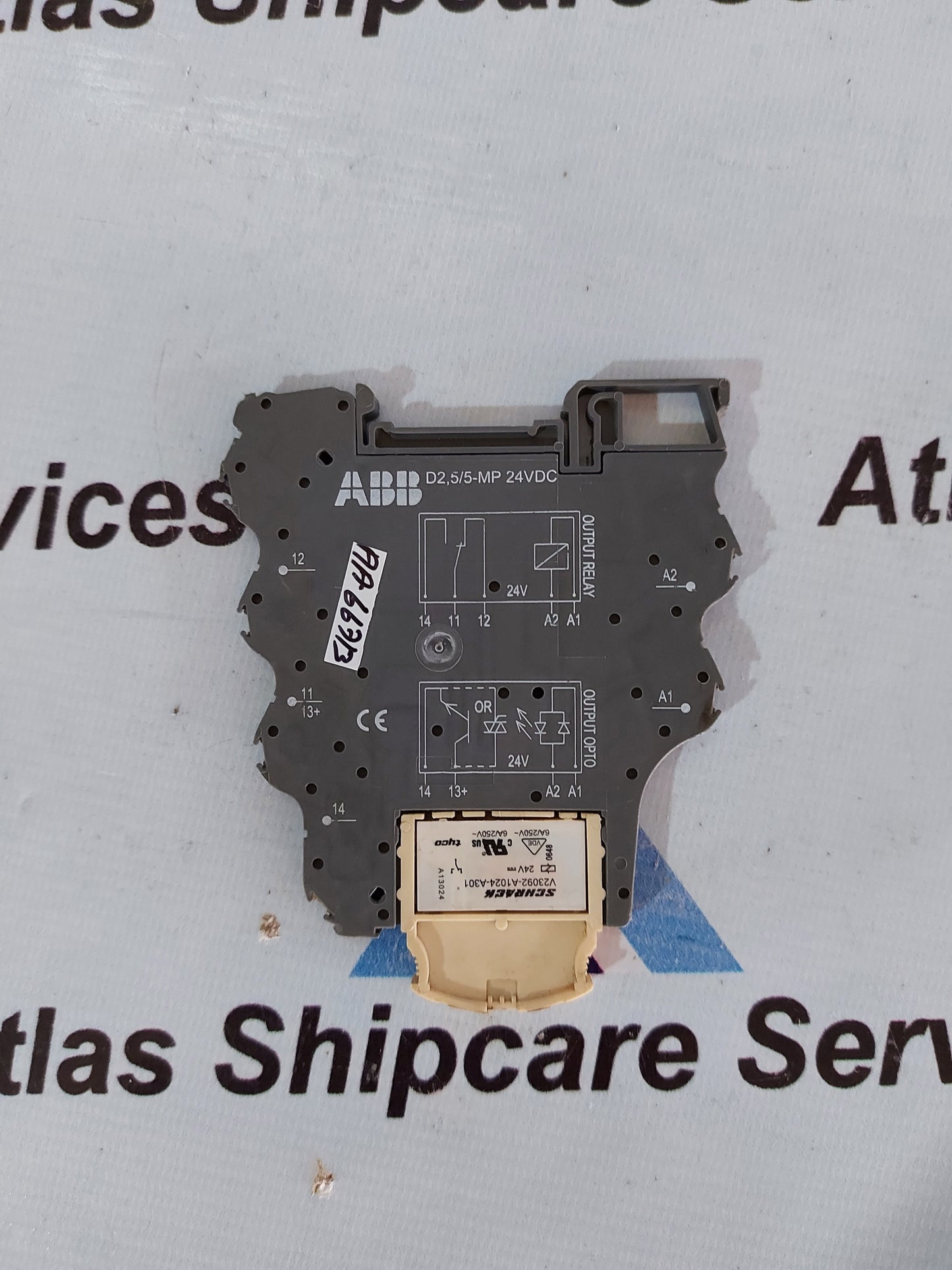 ABB 1SNA607201R1300 D2.5/5-R121L-24VDC RELAY BLOCK 24VDC