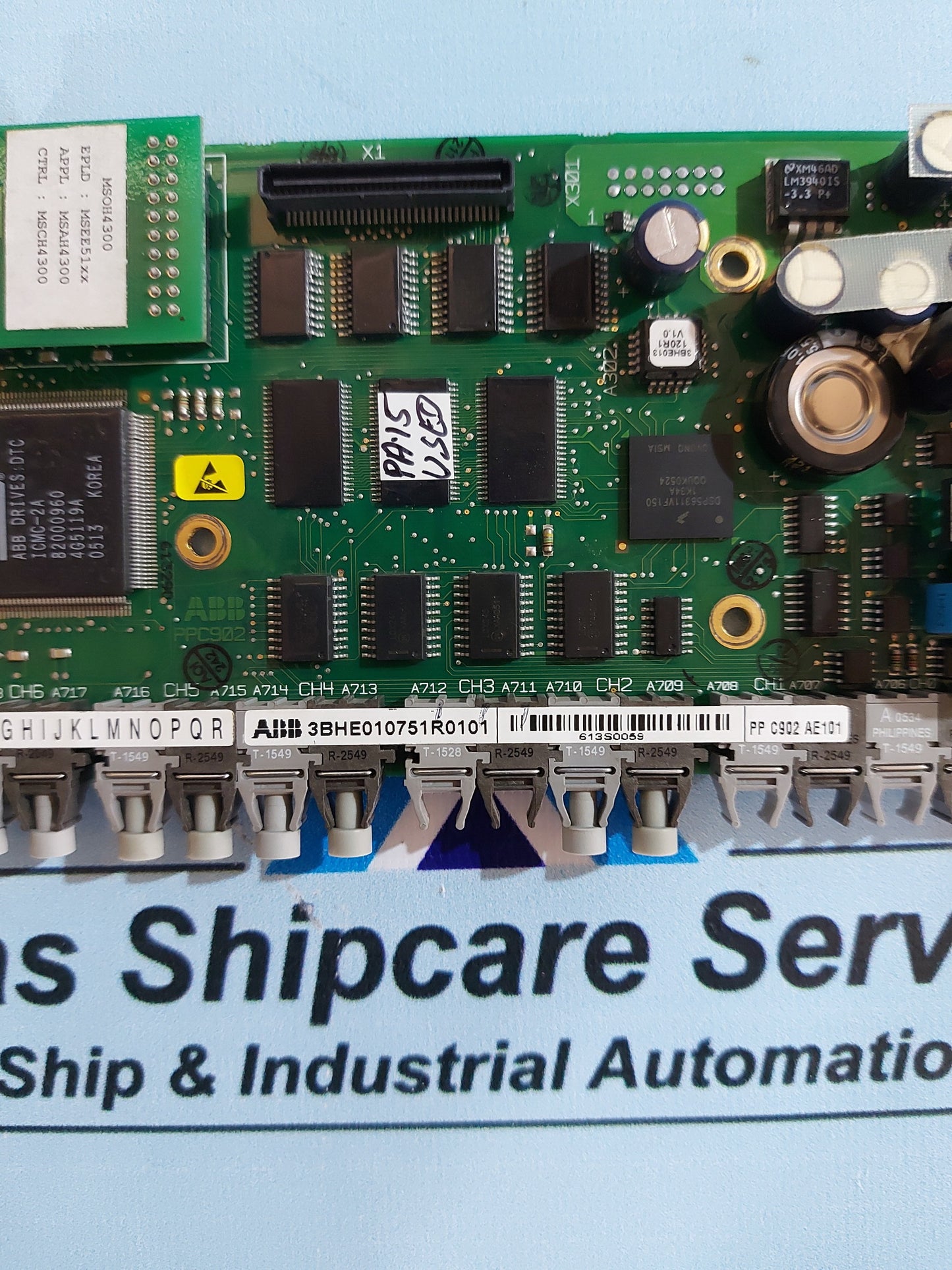 ABB 3BHE010751R0101 PP C902 AE101 PCB BOARD