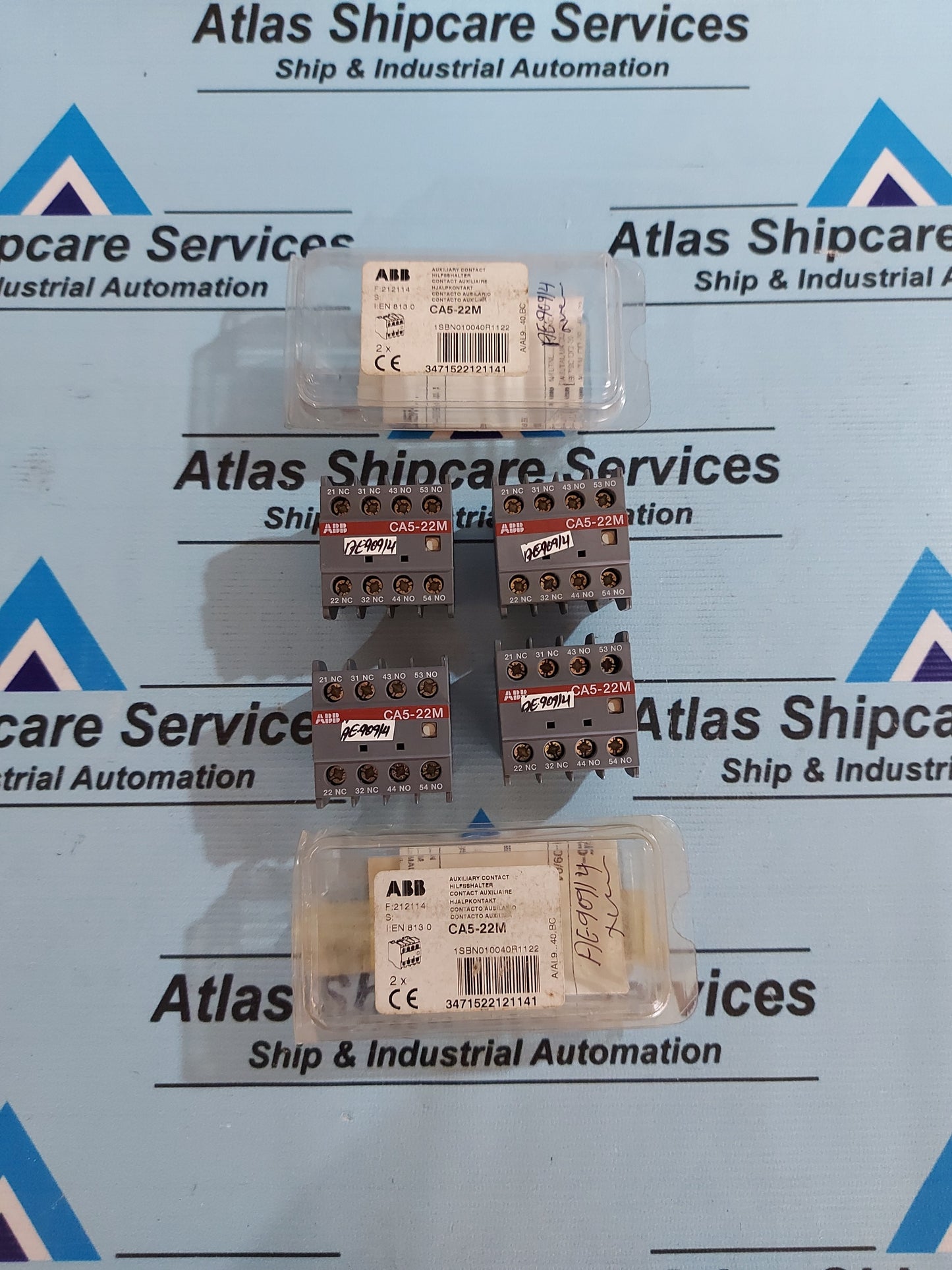 ABB CA5-22M AUXILIARY CONTACT