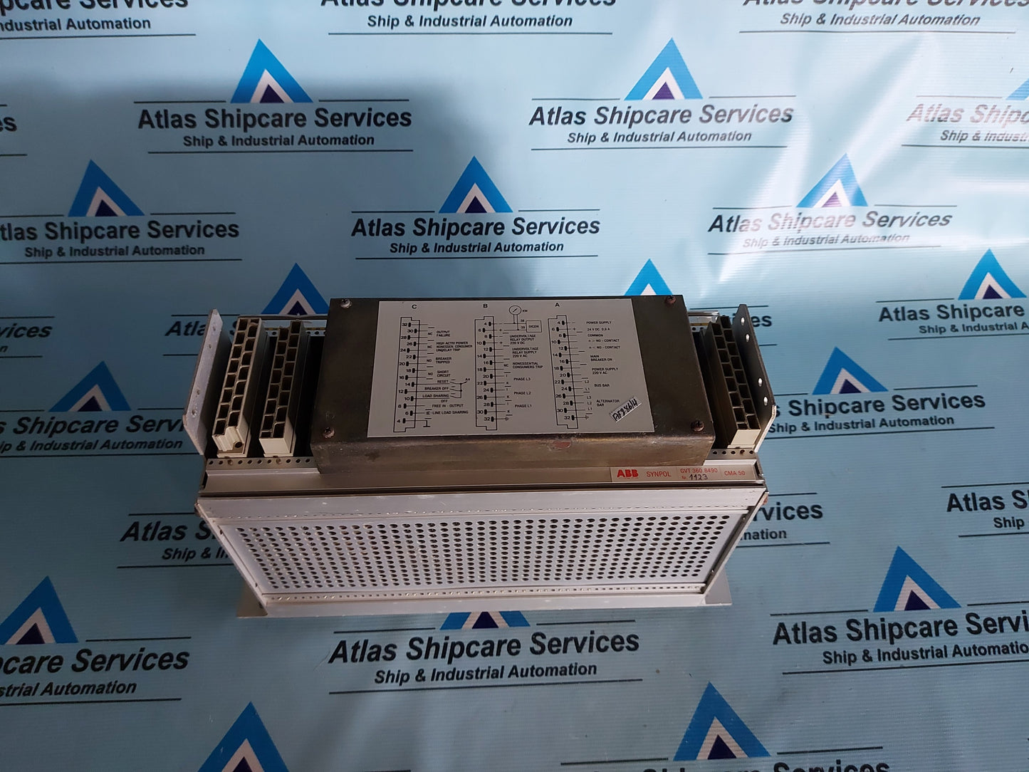 ABB CMA 50 SYNPOL GVT 360 8490 CONTROL PANEL