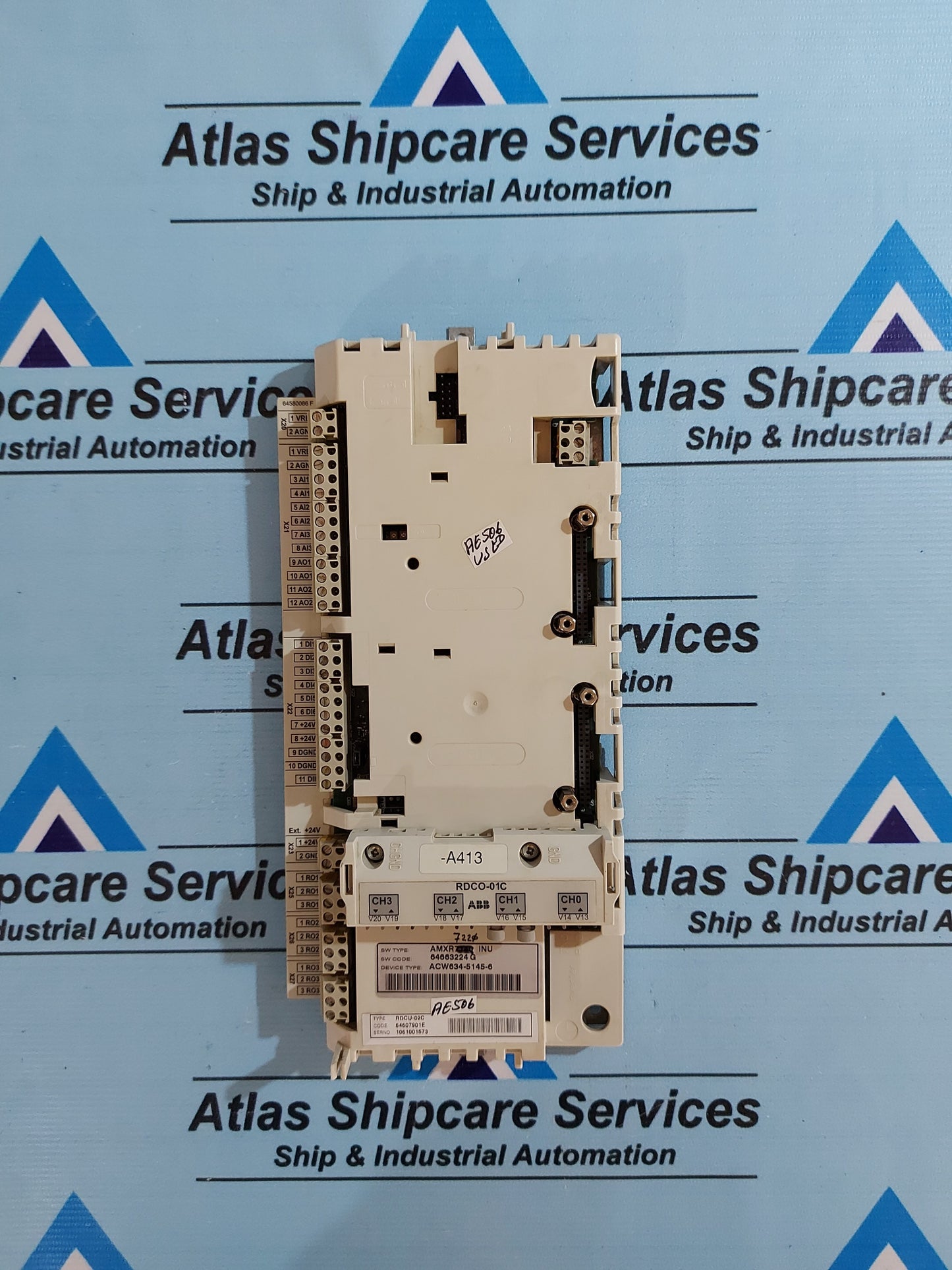 ABB RDCU-02C CONTRTOL UNIT 64607901E
