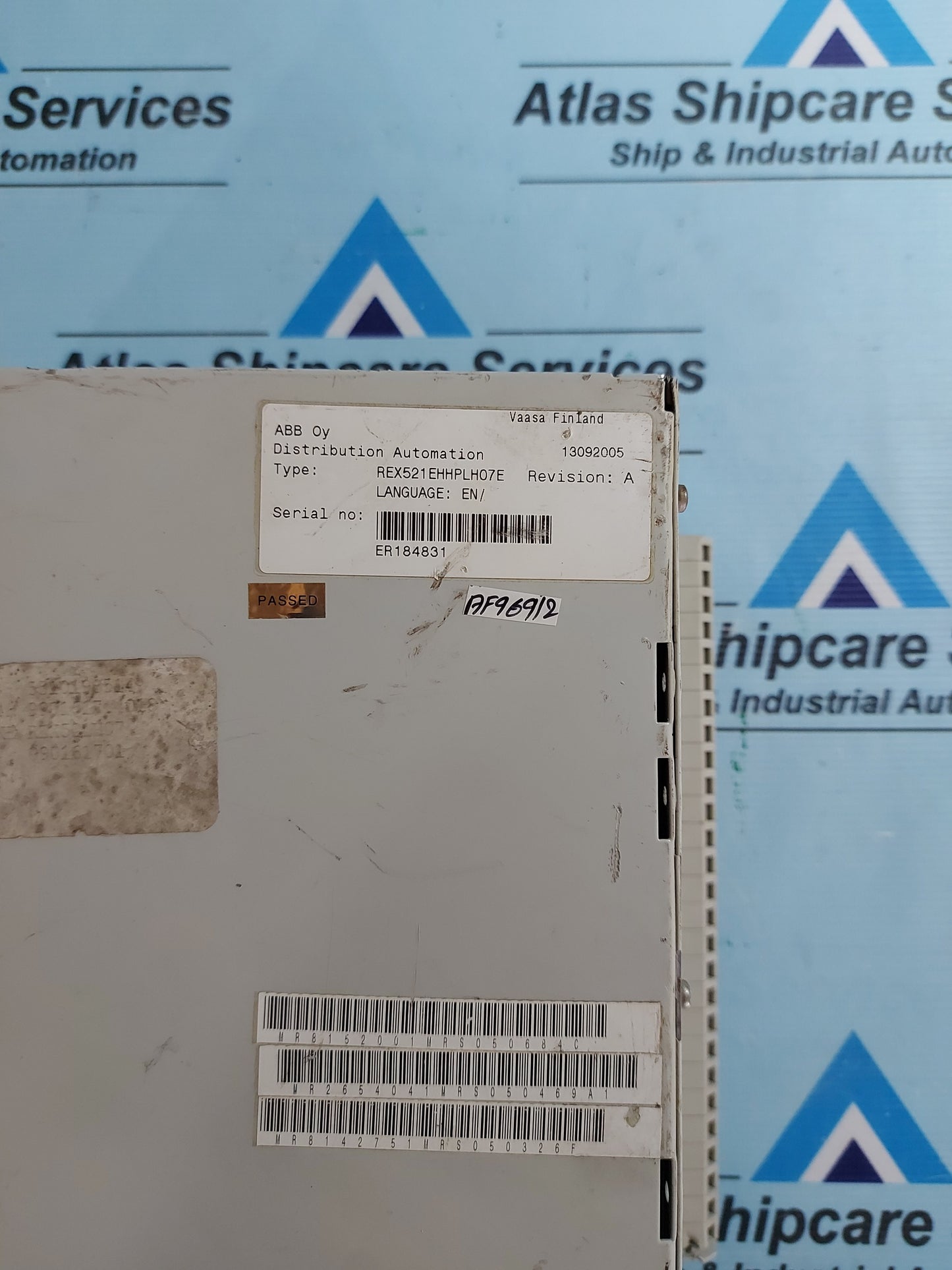 ABB REX 521 MOTOR PROTECTION RELAY REX521EHHPLH07E