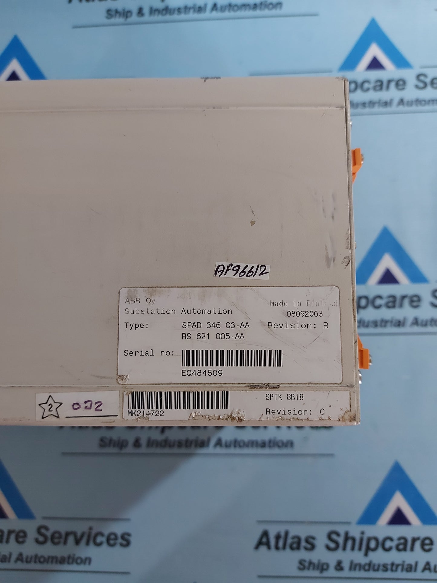 ABB SPAD 346 C 3 STABILIZED DIFFERENTIAL RELAY
