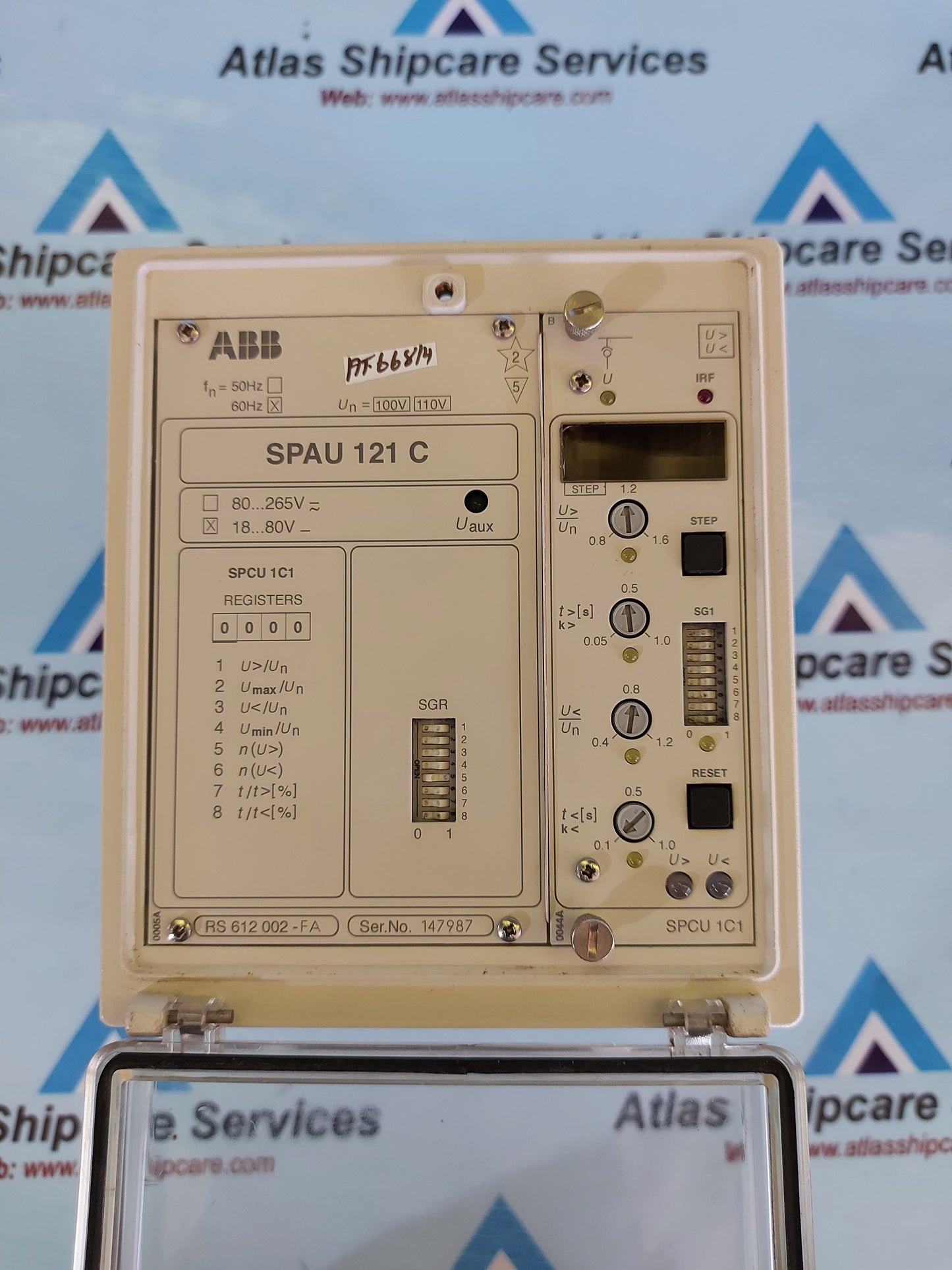 ABB SPAU 121 C OVERVOLTAGE AND UNDERVOLTAGE RELAY