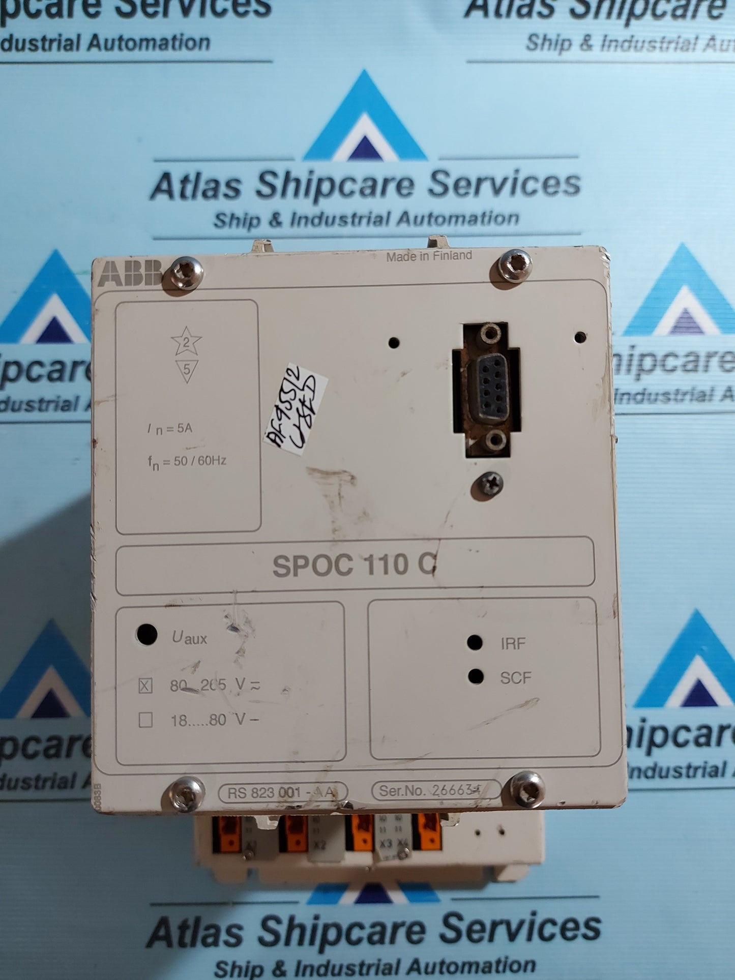 ABB SPOC 110 C-AA NETWORK CONTROL & PROTECTION MODULE