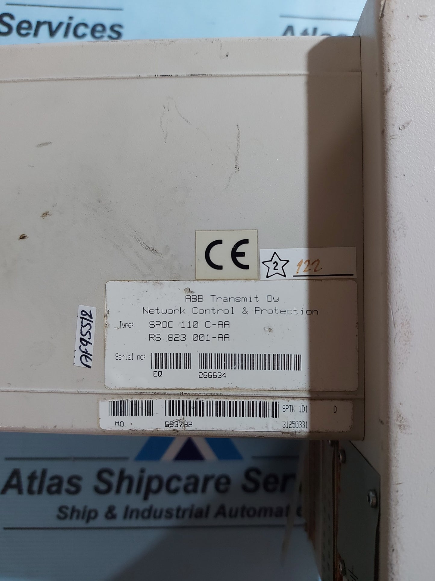 ABB SPOC 110 C-AA NETWORK CONTROL & PROTECTION MODULE