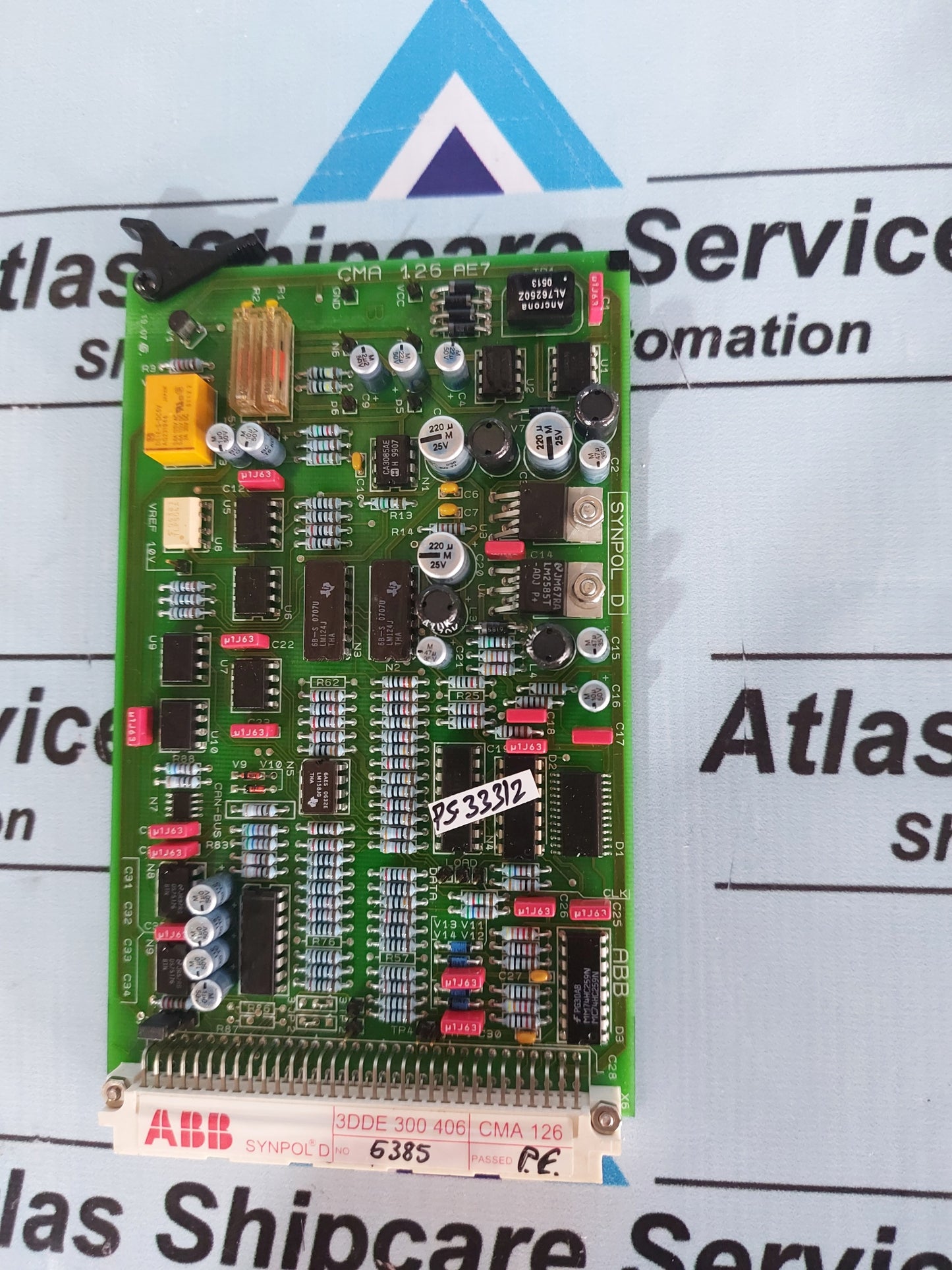ABB SYNPOL D 3DDE 300 406 CMA 126 PCB BOARD
