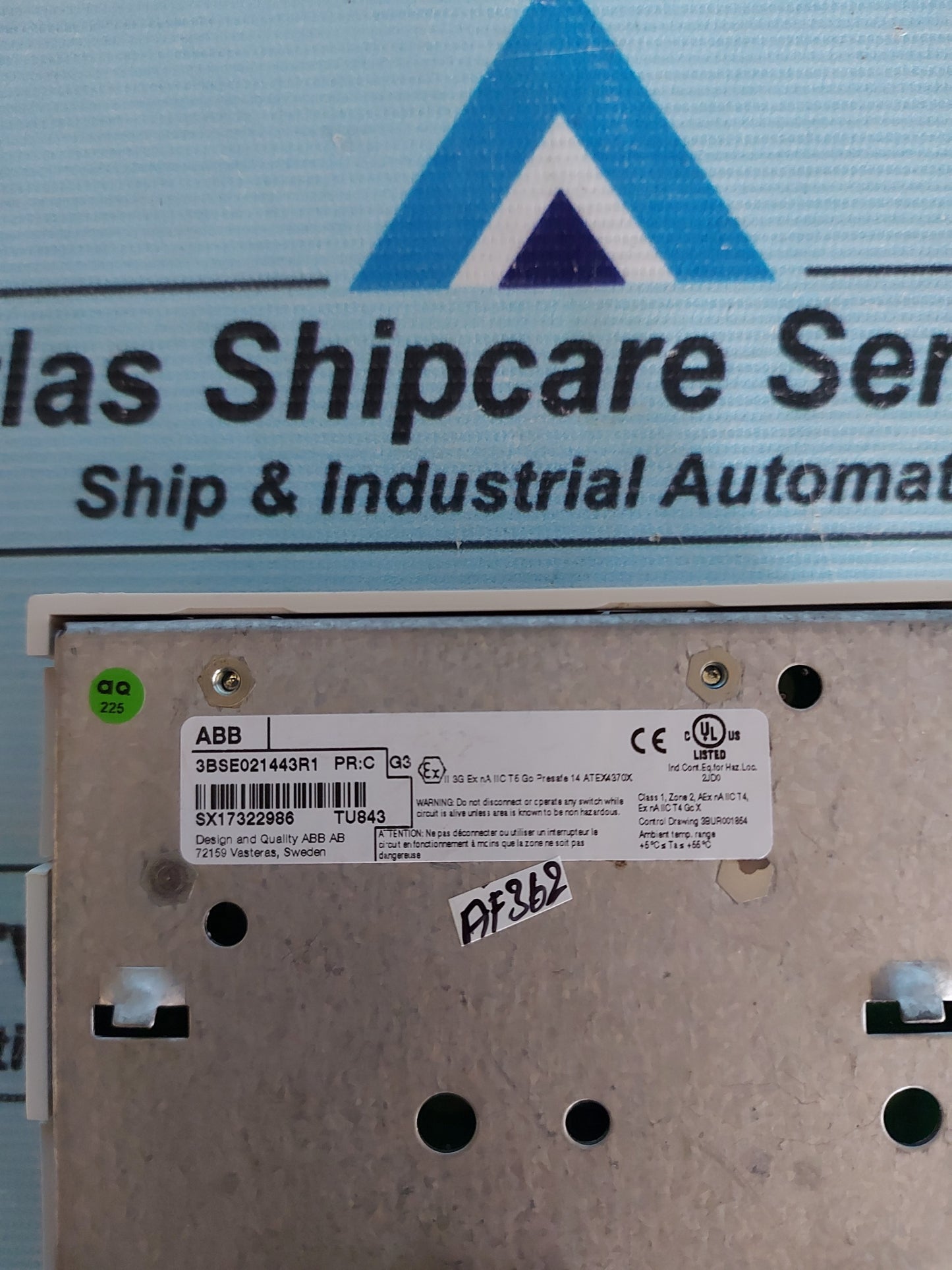 ABB TU843 MODULE TERMINATION UNIT 3BSE021443R1