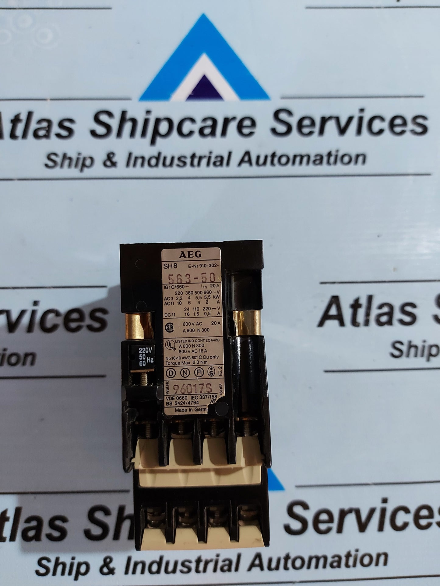 AEG SH8 910-302-563-50 CONTACTOR