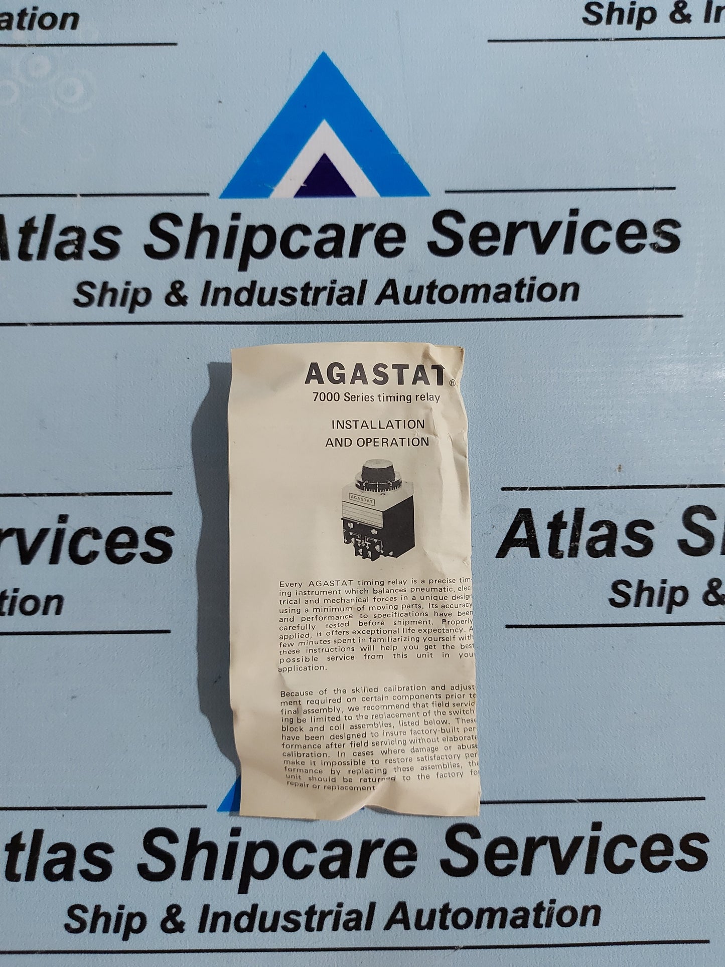 AGASTAT 7012AHM TIMING RELAY 120V60HZ 3-30 MIN