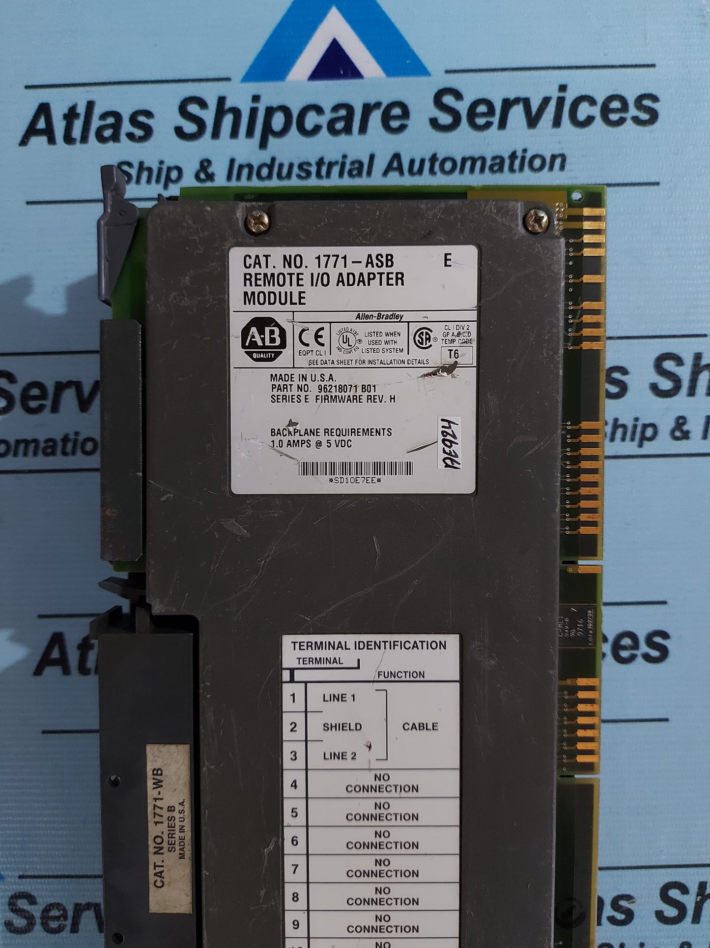 ALLEN-BRADLEY 1771-ASB UNIVERSAL REMOTE I/O ADAPTER MODULE