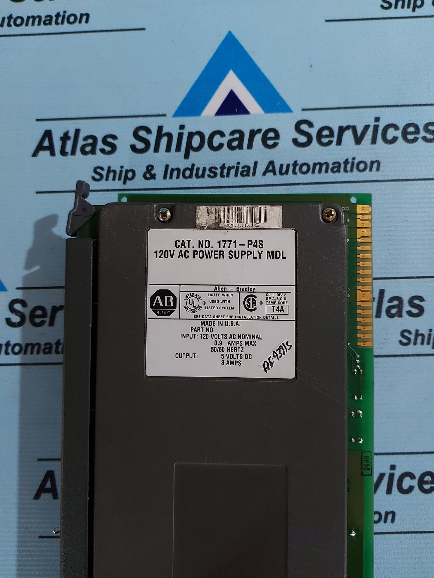 ALLEN-BRADLEY 1771-P4S 120V AC POWER SUPPLY MODULE