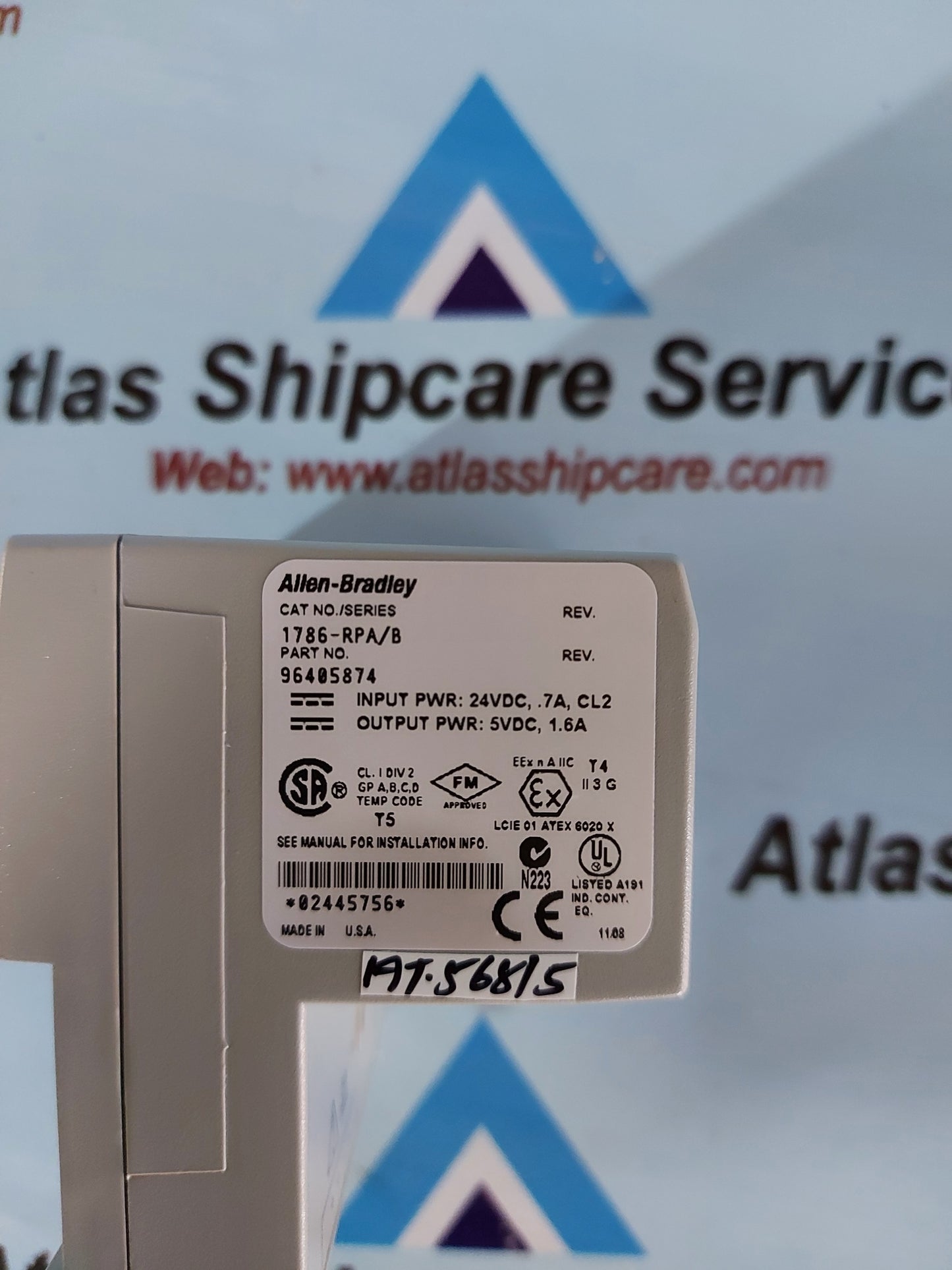 ALLEN-BRADLEY 1786-RPA/B CONTOLNET REPEATER ADAPTER MODULE