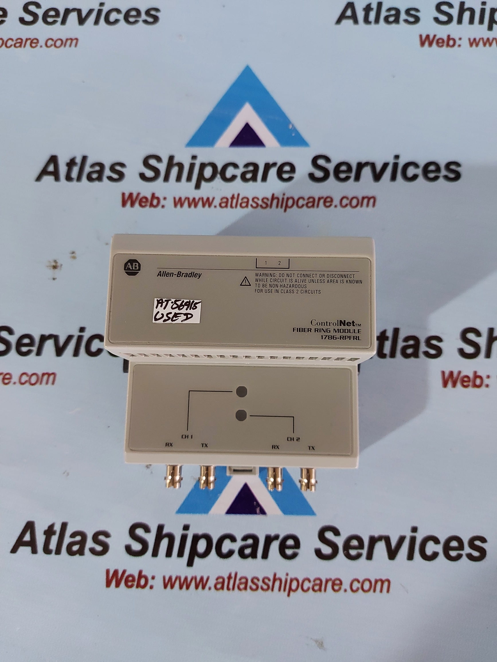ALLEN-BRADLEY 1786-RPFRL/B CONTROLNET FIBER RING MODULE – Atlas ...