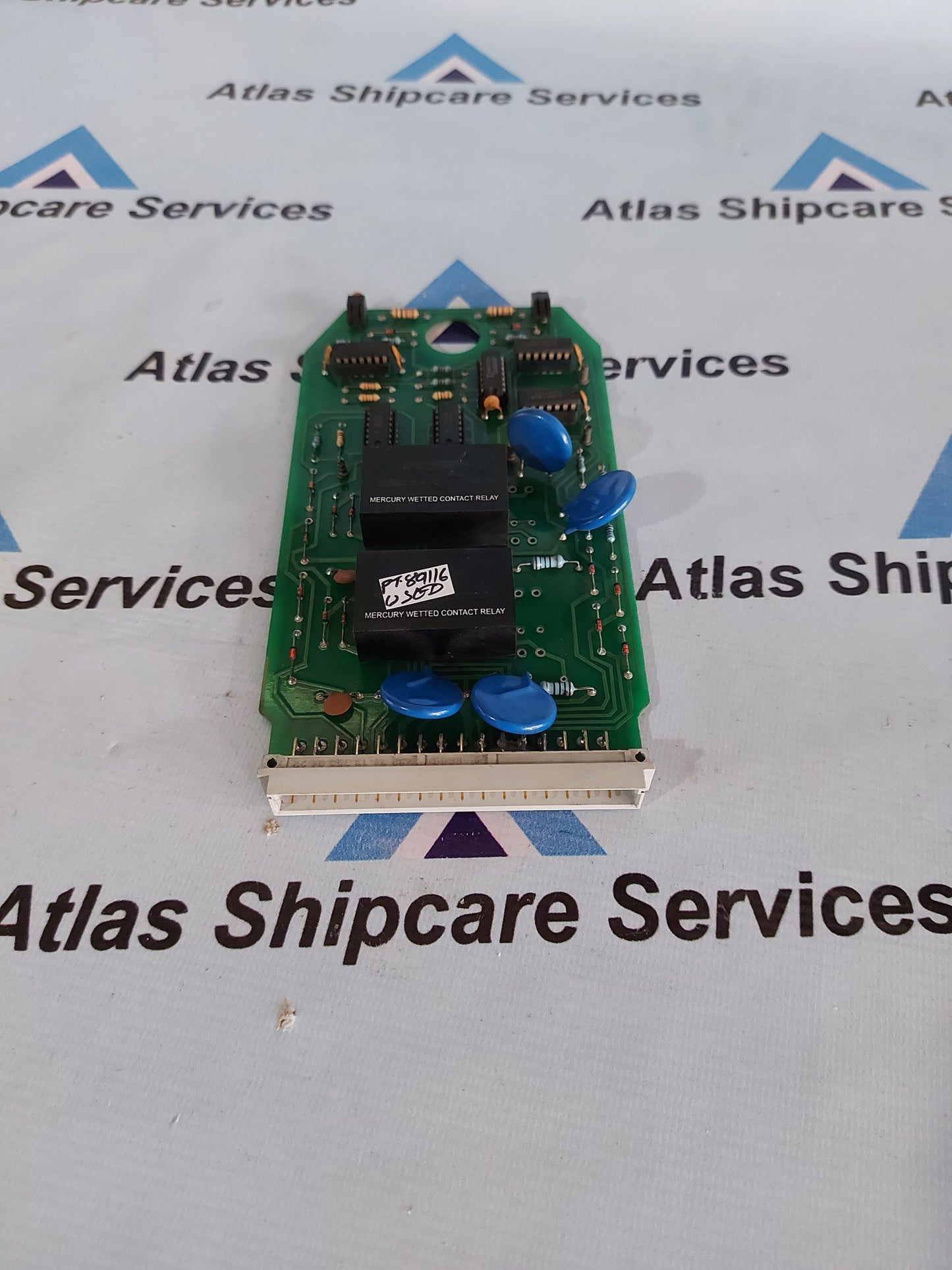ALSTOM D-984-0584 2/4 FLAME & FAULT ALARM BOARD