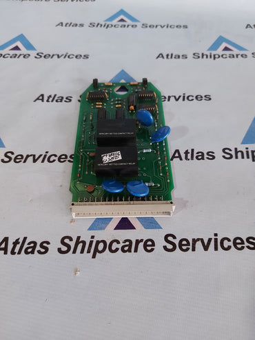 ALSTOM D-984-0584 2/4 FLAME & FAULT ALARM BOARD