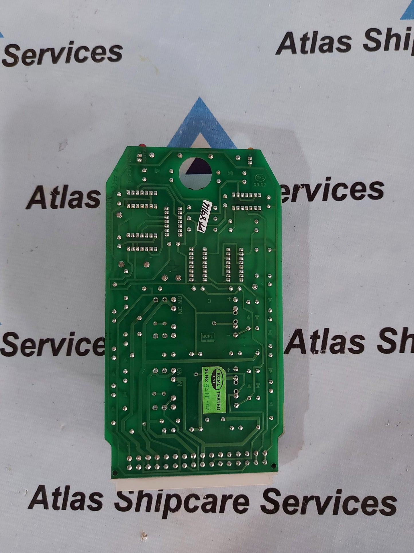 ALSTOM D-984-0584 2/4 FLAME & FAULT ALARM BOARD