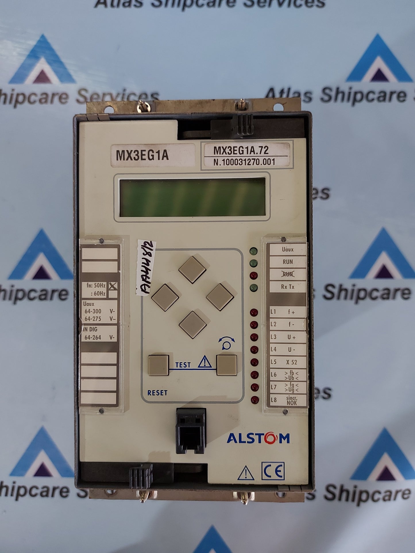 ALSTOM MX3EG1A.72 PROTECTION RELAY