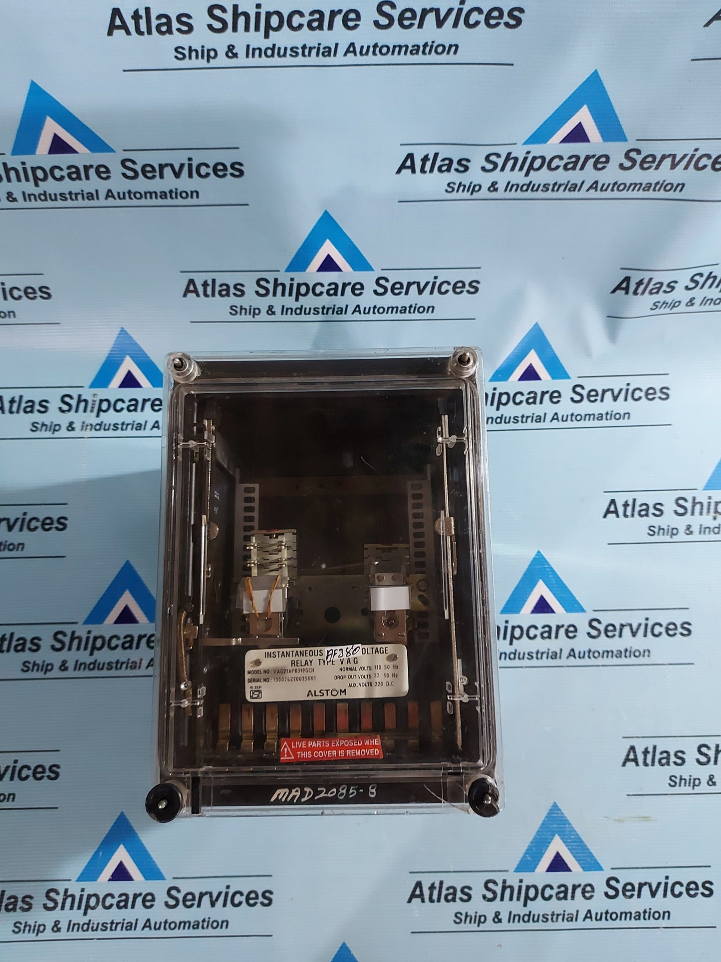 ALSTOM VAG21AF8319GCH INSTANTANEOUS UNDER VOLTAGE RELAY