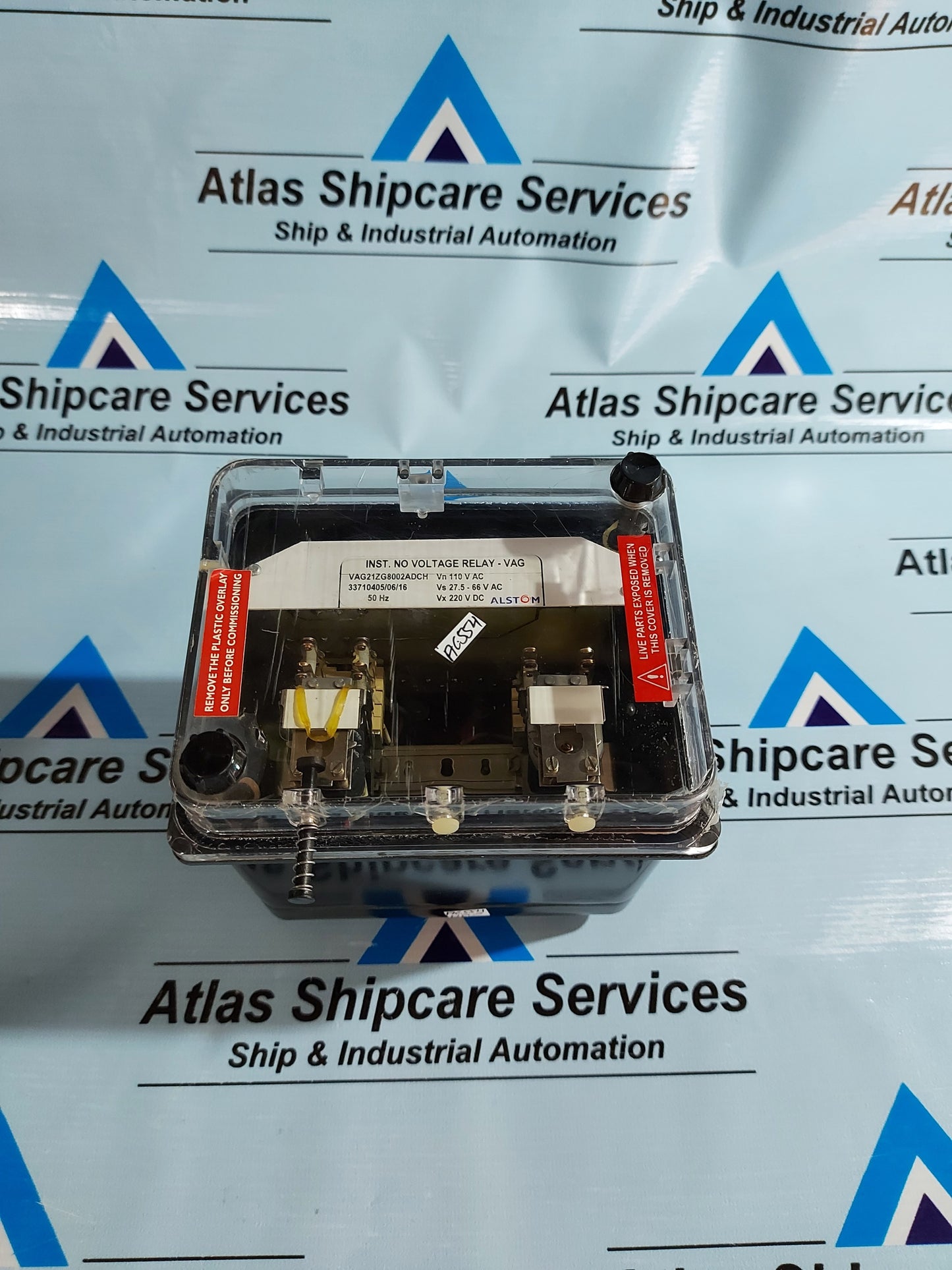 ALSTOM VAG21ZG8002ADCH INSTANTANEOUS VOLTAGE RELAY