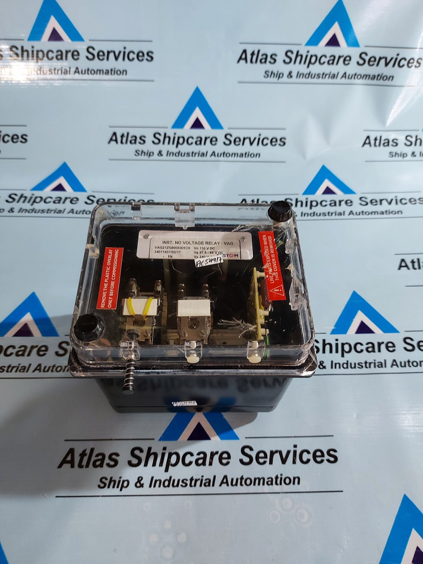 ALSTOM VAG21ZG8005AHCH UNDER VOLTAGE RELAY