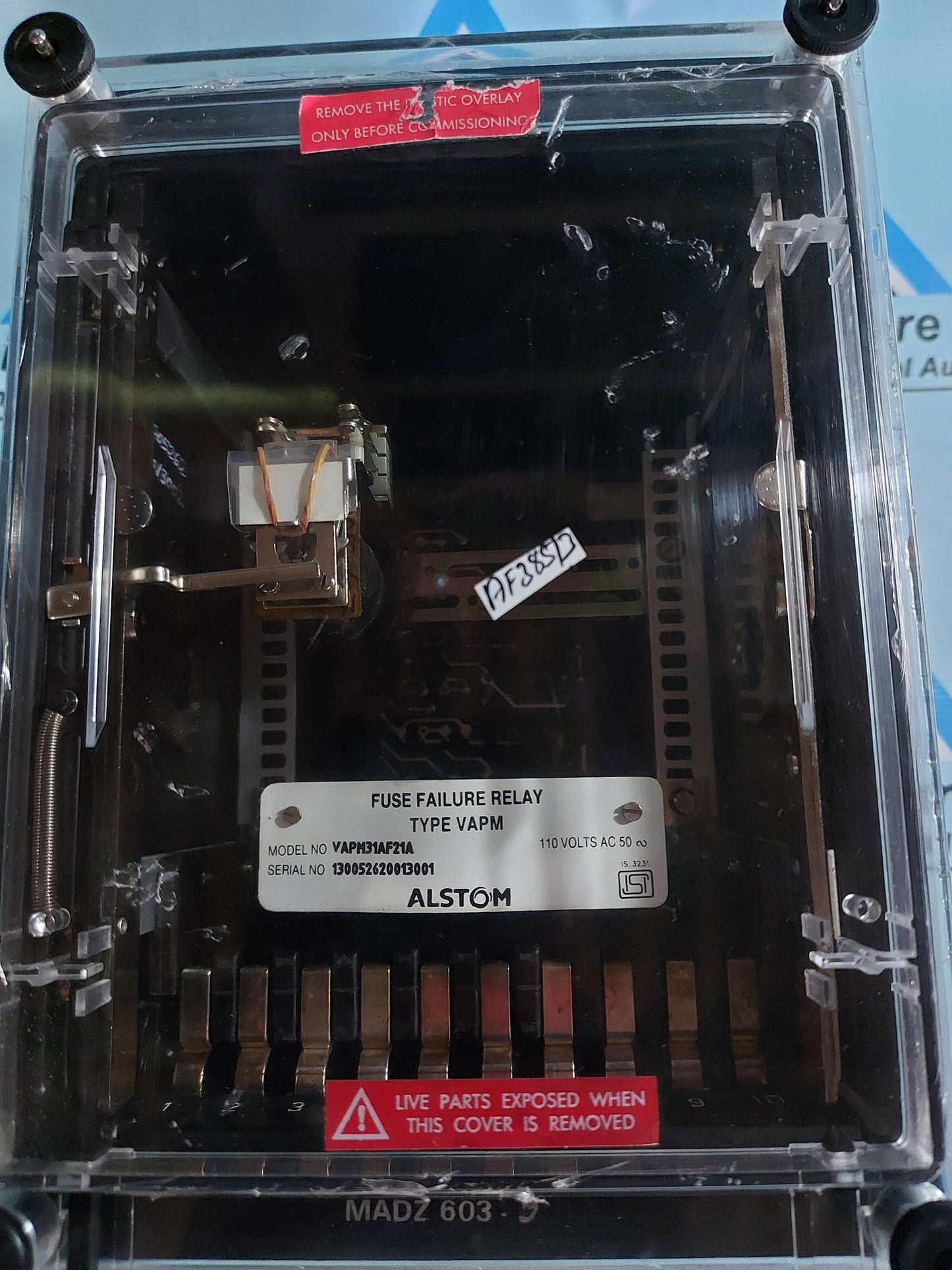 ALSTOM VAPM31AF21A FUSE FAILURE RELAY