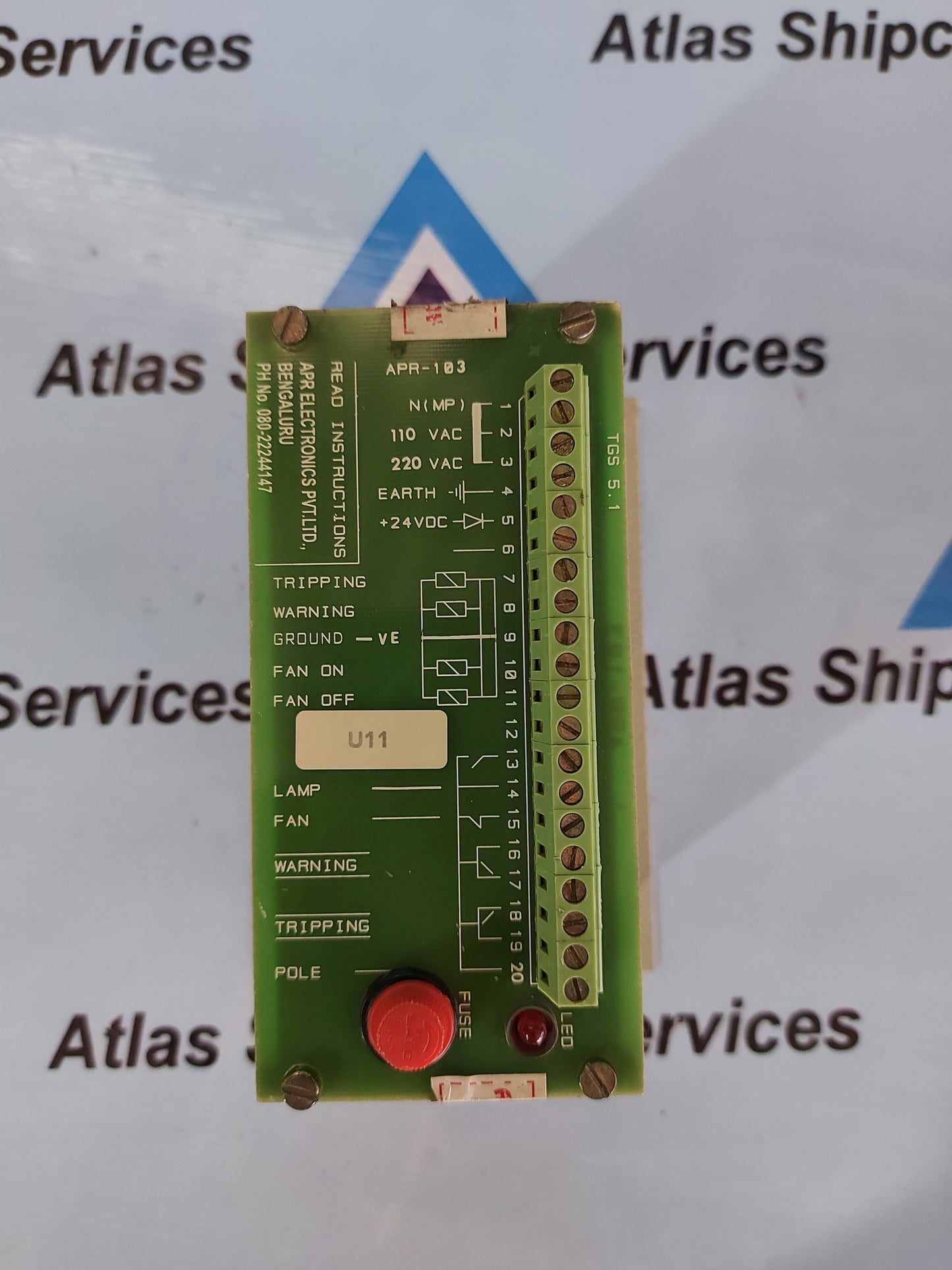 APR ELECTRONICS APR-103 TEMPERATURE SURVEILLANCE UNIT