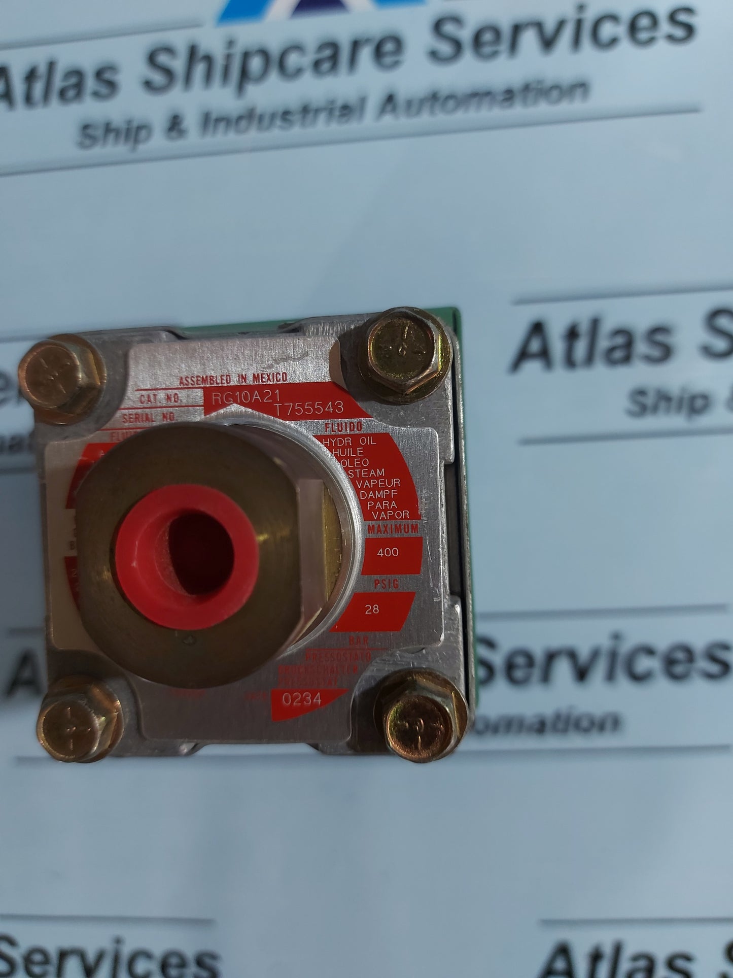 ASCO PA16A PRESSURE SWITCH GENERAL PURPOSE WITH STANDARD ENCLOSURE