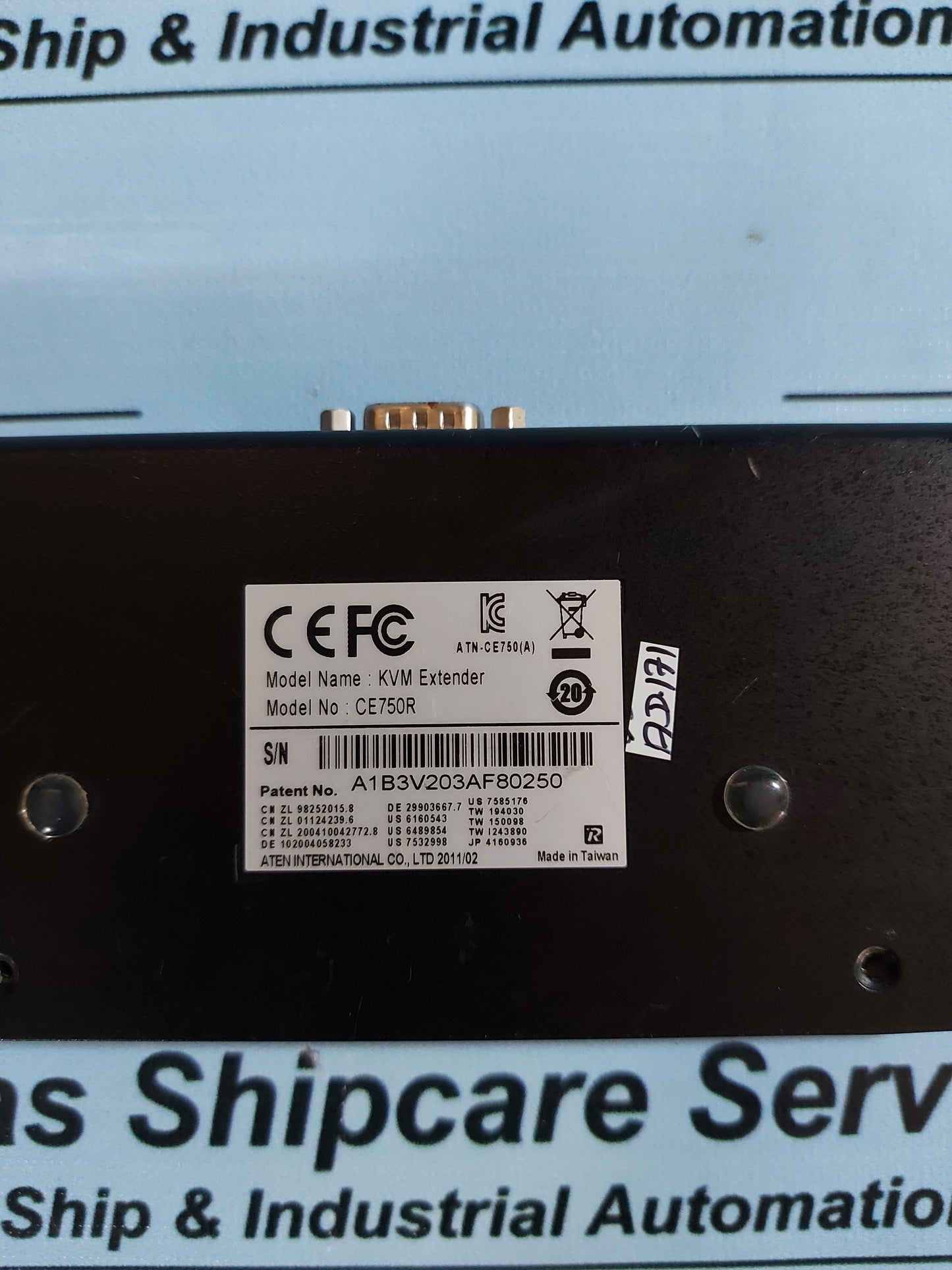 ATEN CE750R USB KVM EXTENDER RS-232 CONNECTIVITY REMOTE UNIT