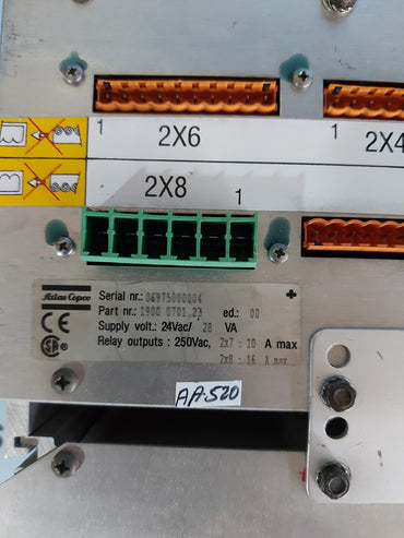 ATLAS COPCO 1900 0701 23 HIGH RANGE REGULATOR EXTENDED AIR COMPRESSOR CONTROLLER