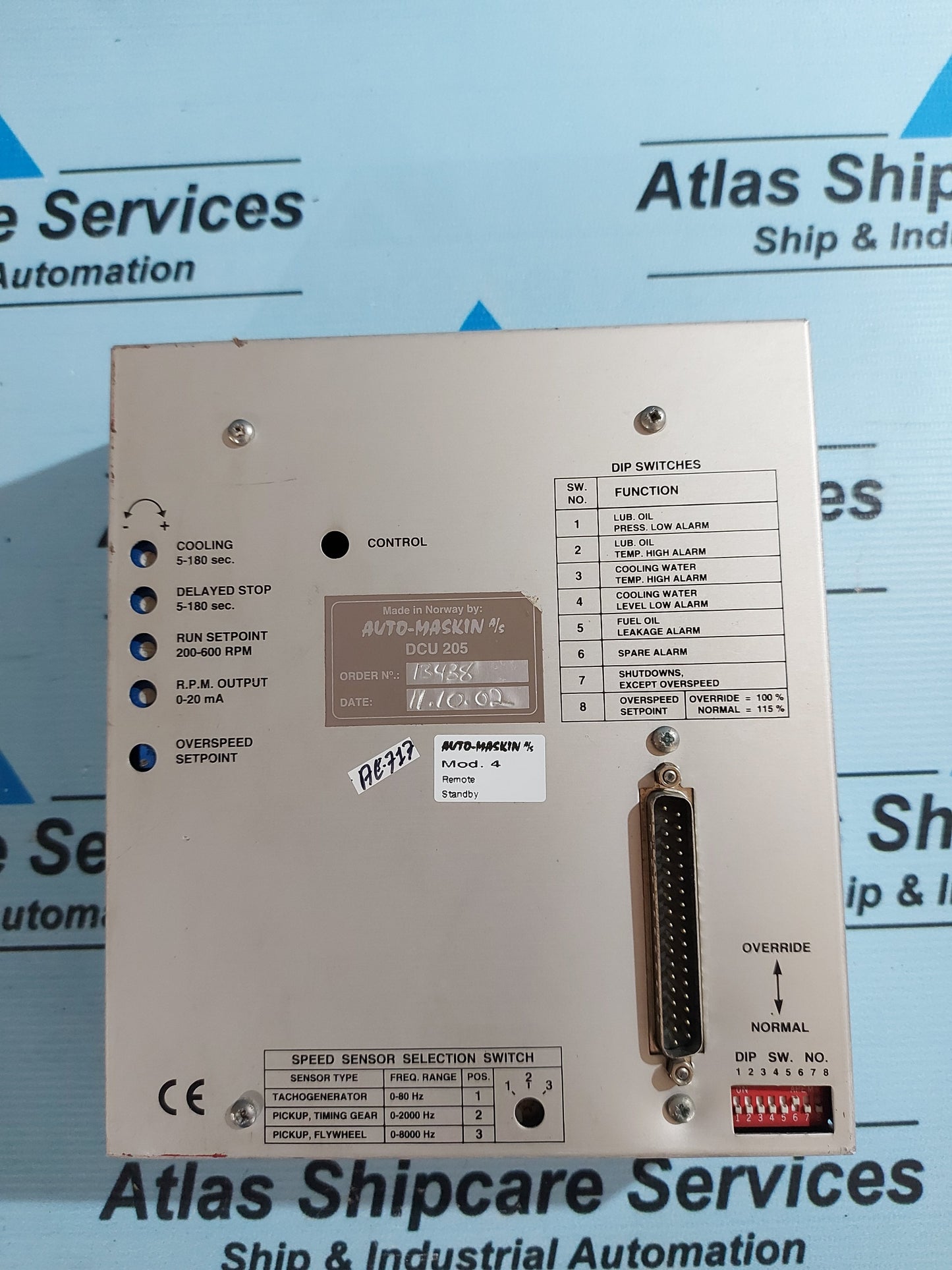 AUTO-MASKIN DCU 205 DIESEL ENGINE CONTROL UNIT
