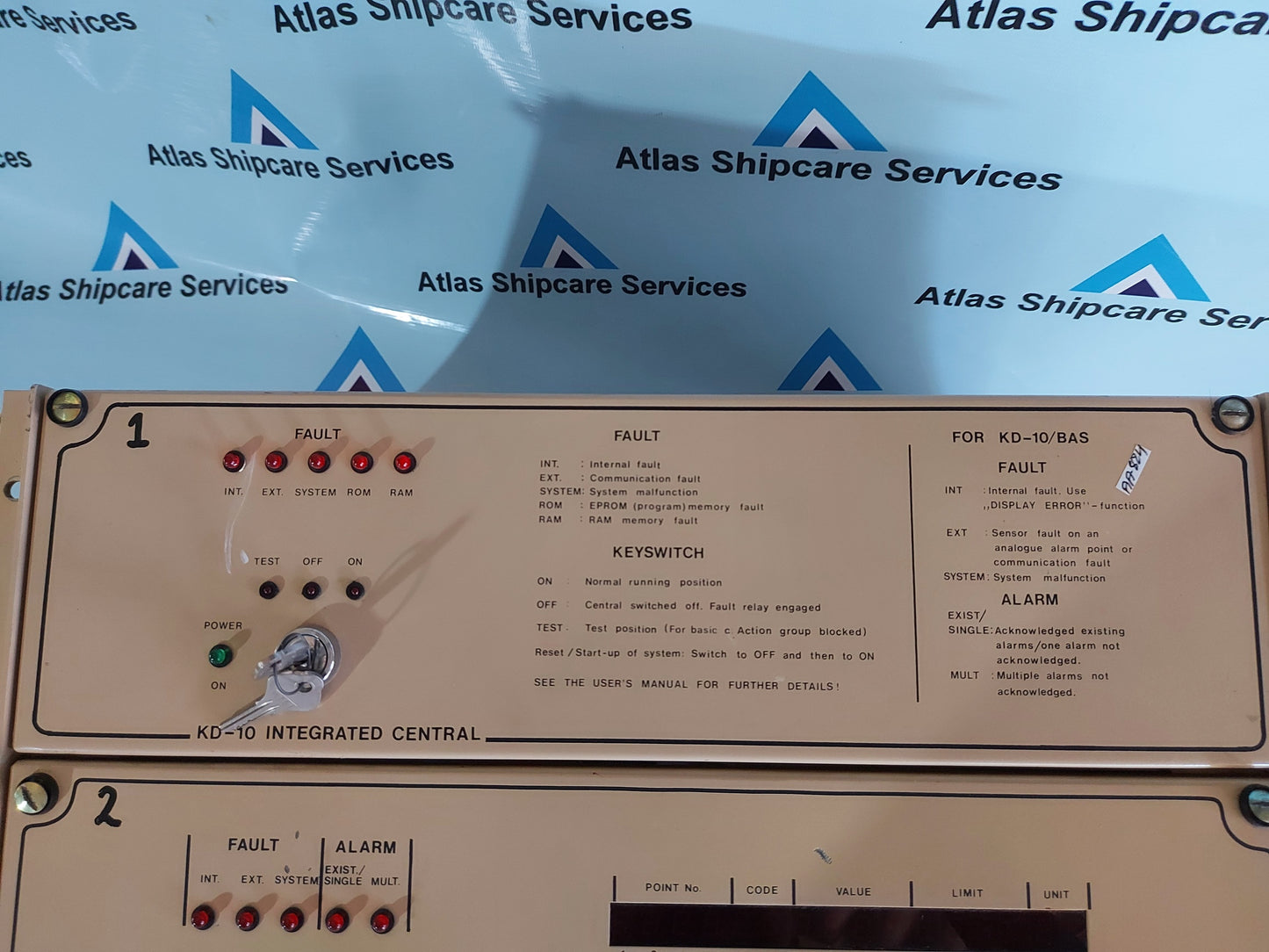 AUTRONICA KD-10 BASIC CENTRAL ENGINE CONTROL ALARM SYSTEM