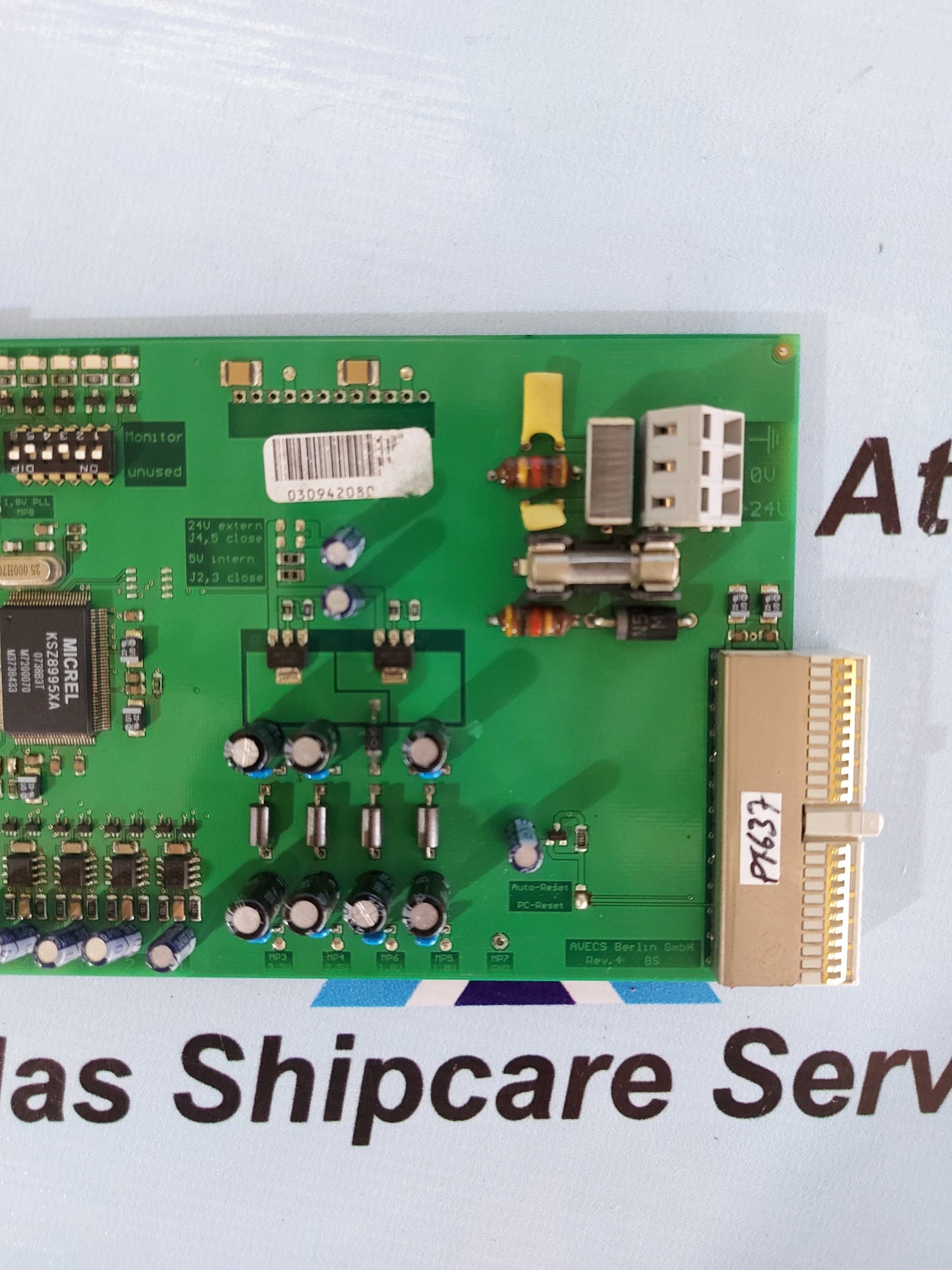 AVECS A0309 5 PORT NETWORK CARD REV.4