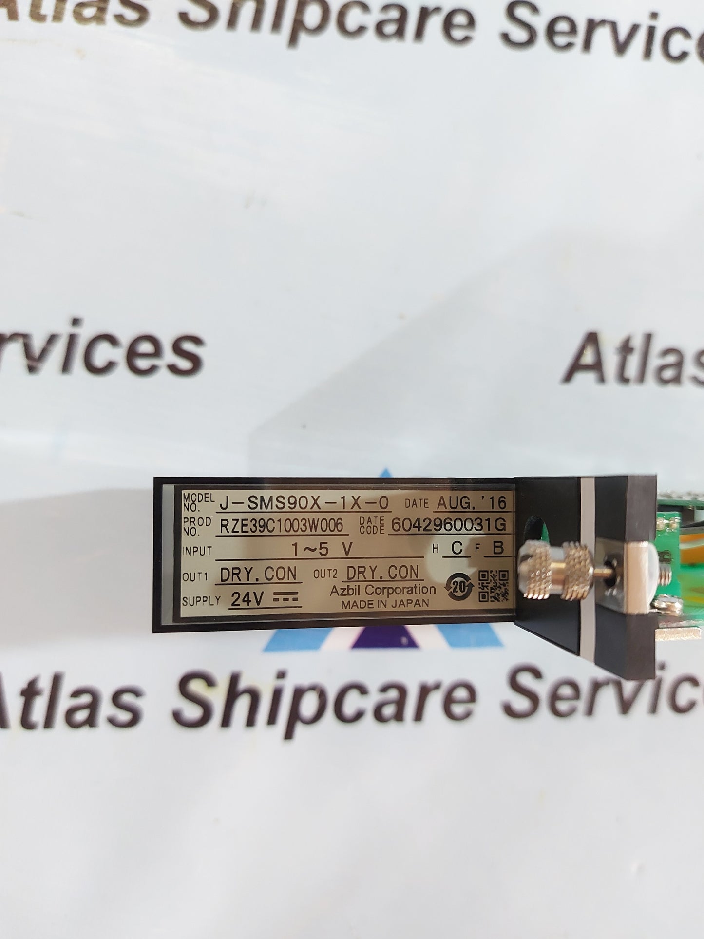 AZBIL CORPORATION J-SMS90X-1X-0 ANALOG INPUT MODULE